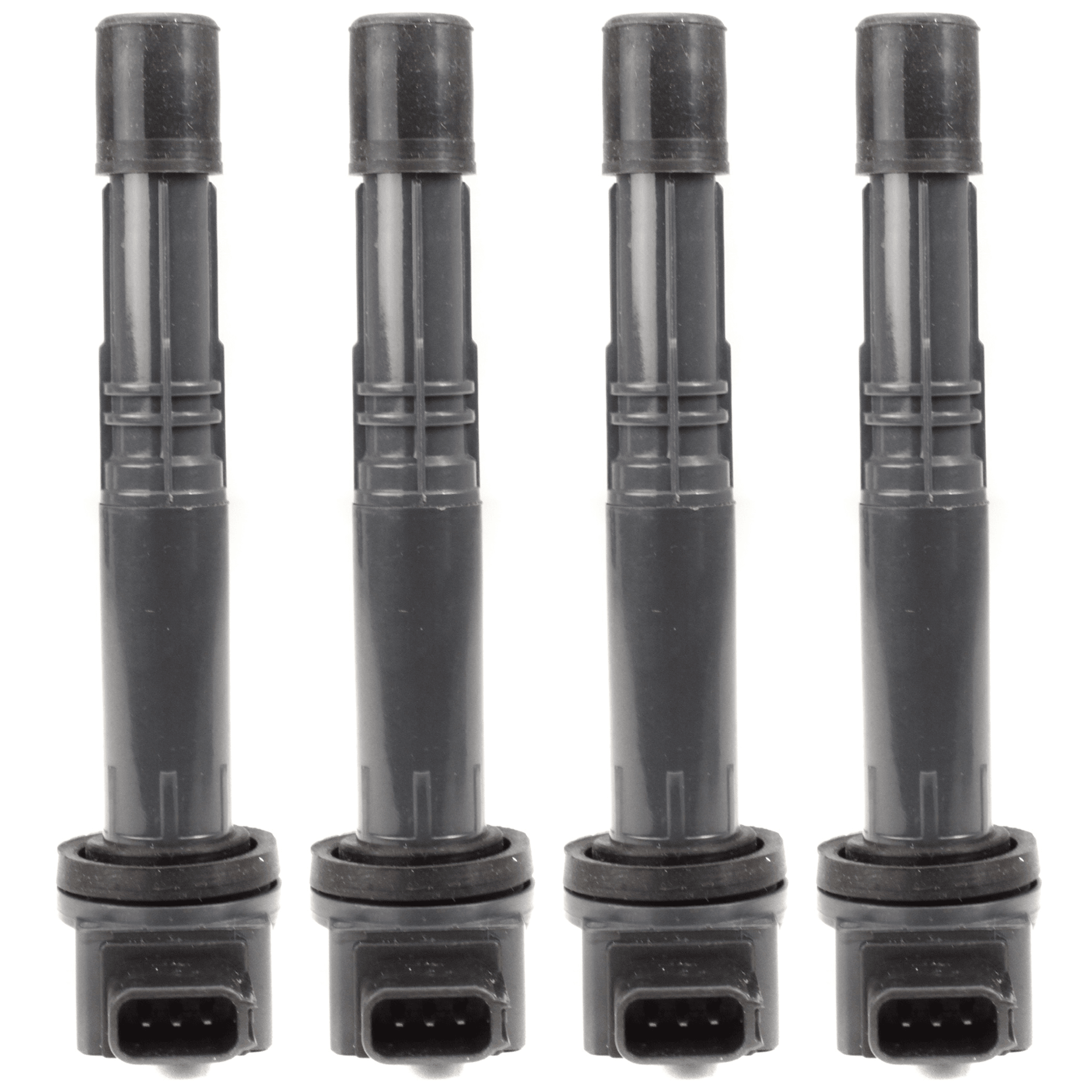 AM RSX 02-06 IGNITION COIL Set of 4-12 Volts Blade Type 3 Prong Male Terminal Coil Pack Style SKU SET JA504601-4 OEM 5087-49429-50239-140311-230495
