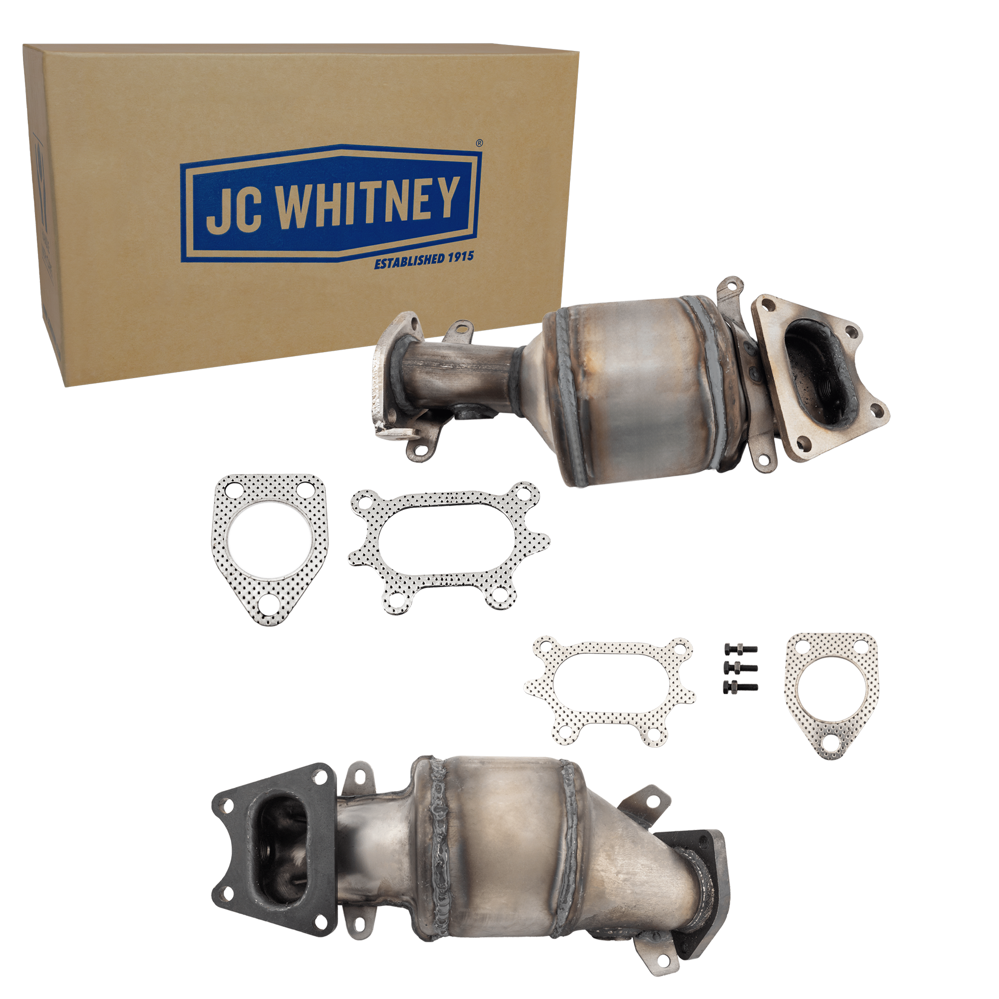 AM MDX 03-09 ODYSSEY 05-09 CATALYTIC CONVERTER Front RH and LH Radiator and Firewall Side 6 Cyl. SKU SET JA960301 OEM 18290RCAA00