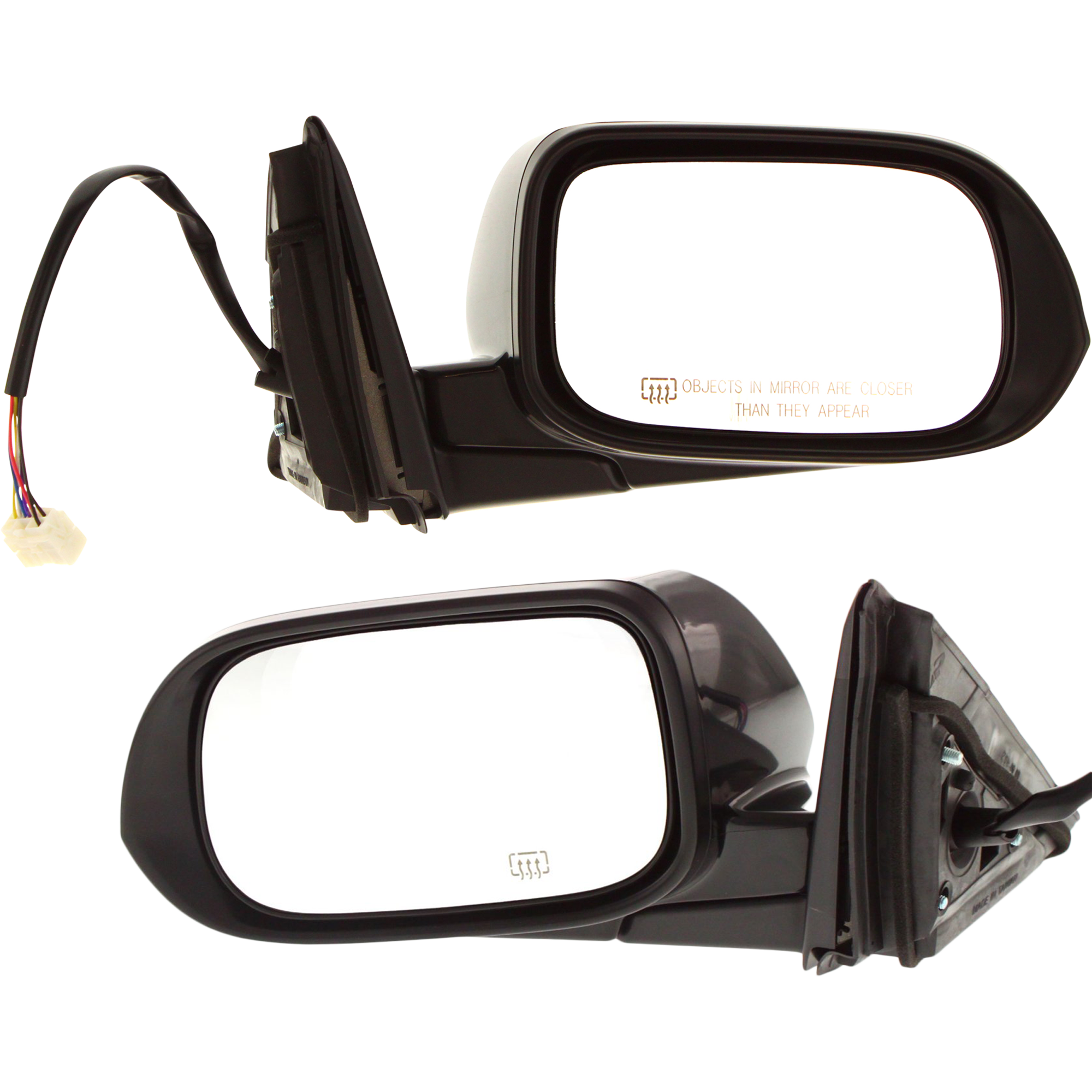 AM TSX 05-08 MIRROR RH AND LH Power Manual Folding Heated Paintable w Signal Light SKU SET JAC18ER S Partslink AC1320109 AC1321109 OEM 76200SECC43ZB 76250SECC43ZB