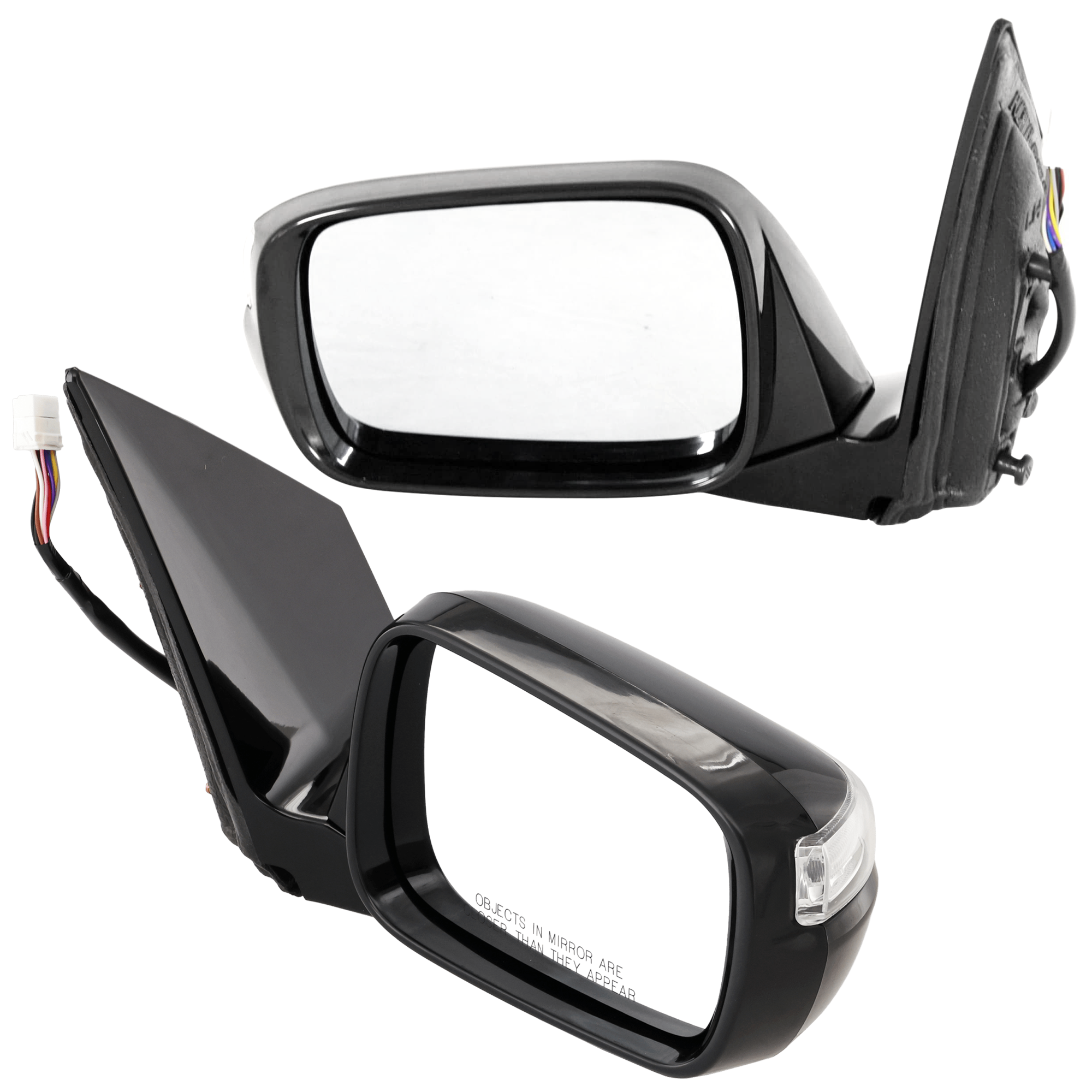 AM MDX 07-09 MIRROR RH AND LH Power Manual Folding Heated Paintable w o Power Liftgate SKU SET JAC22ER S Partslink AC1320112 AC1321112 OEM 76200STXA02ZG 76250STXA02ZG