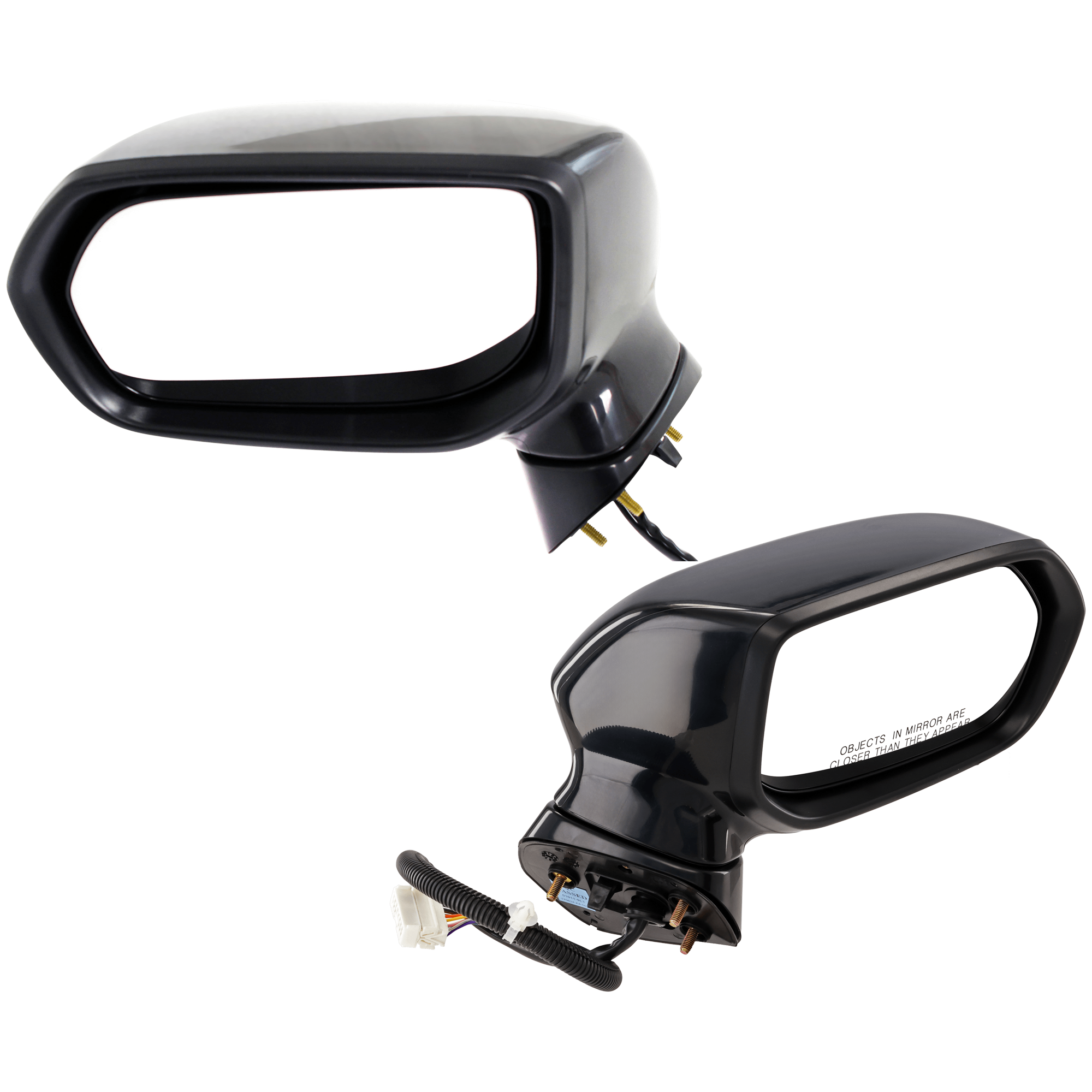 AM RDX 09-12 MIRROR RH AND LH Power Manual Folding Heated w Memory and Signal Light Paintable SKU SET JAC27EL S1 Partslink AC1320122 AC1321121 OEM 76200STKA01ZB 76200STKA02ZM 76