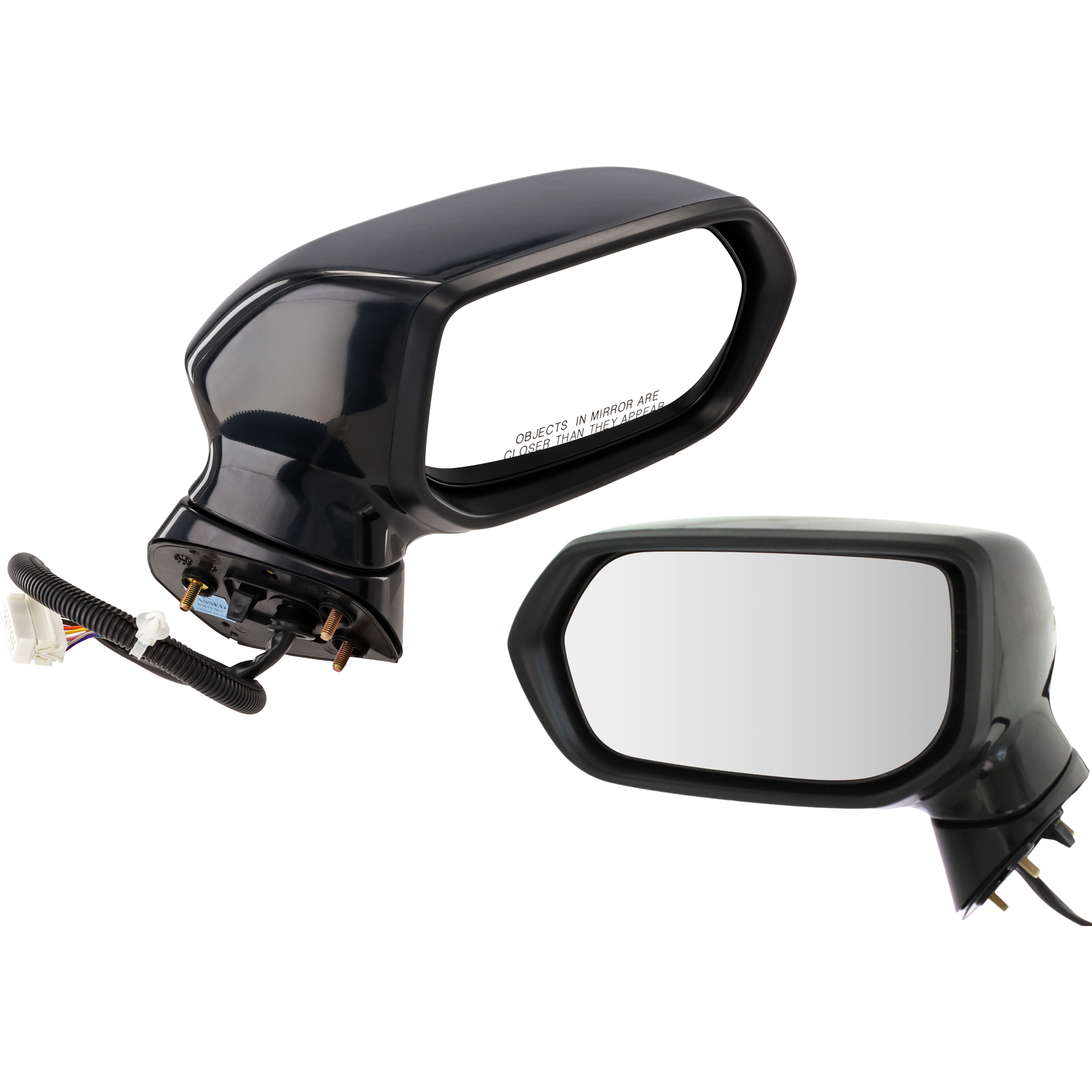 AM RDX 07-08 MIRROR RH AND LH Power Manual Folding Heated w Signal Light Paintable SKU SET JAC27ER S Partslink AC1320121 AC1321121 OEM 76200STKA01ZB 76200STKA02ZM 76