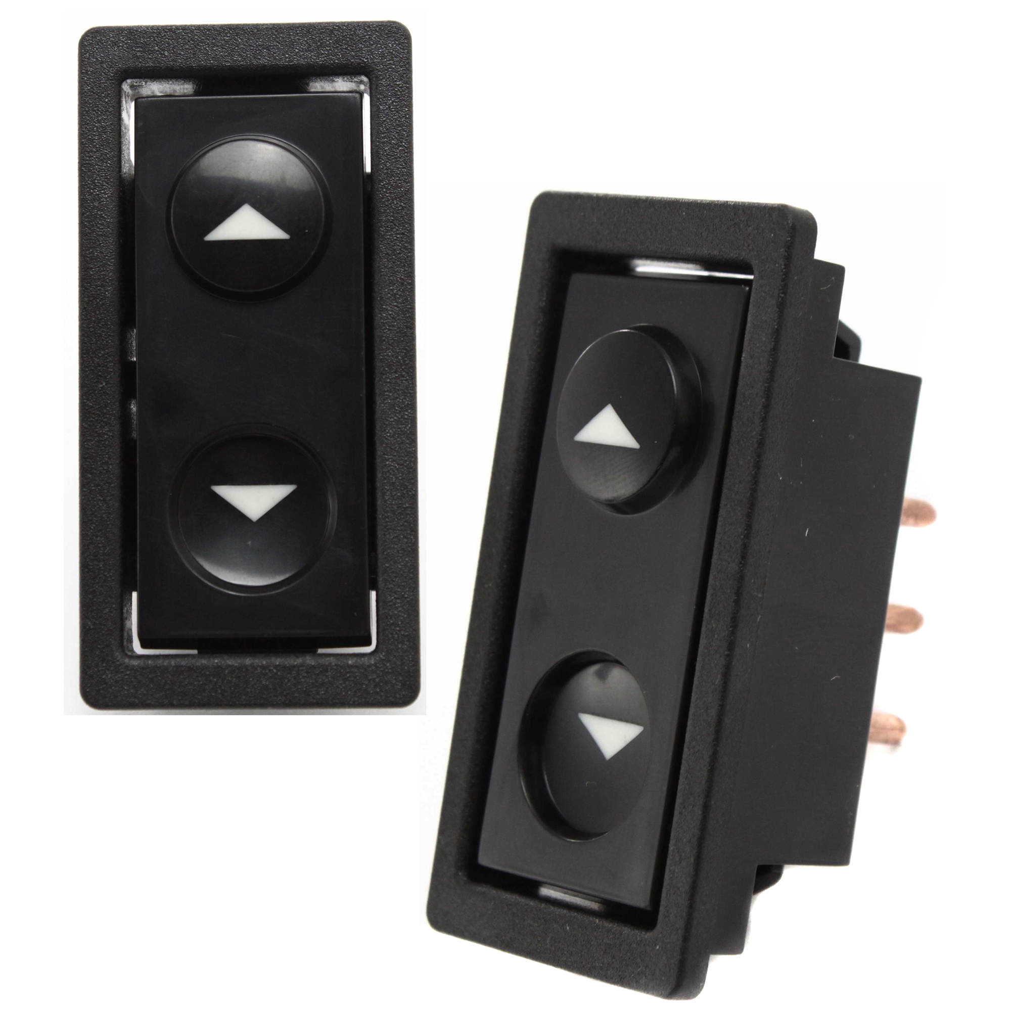 AM C K FULL SIZE PICKUP 88-89 FRONT WINDOW SWITCH RH AND LH SKU SET JARBC505219-2 OEM 22071943