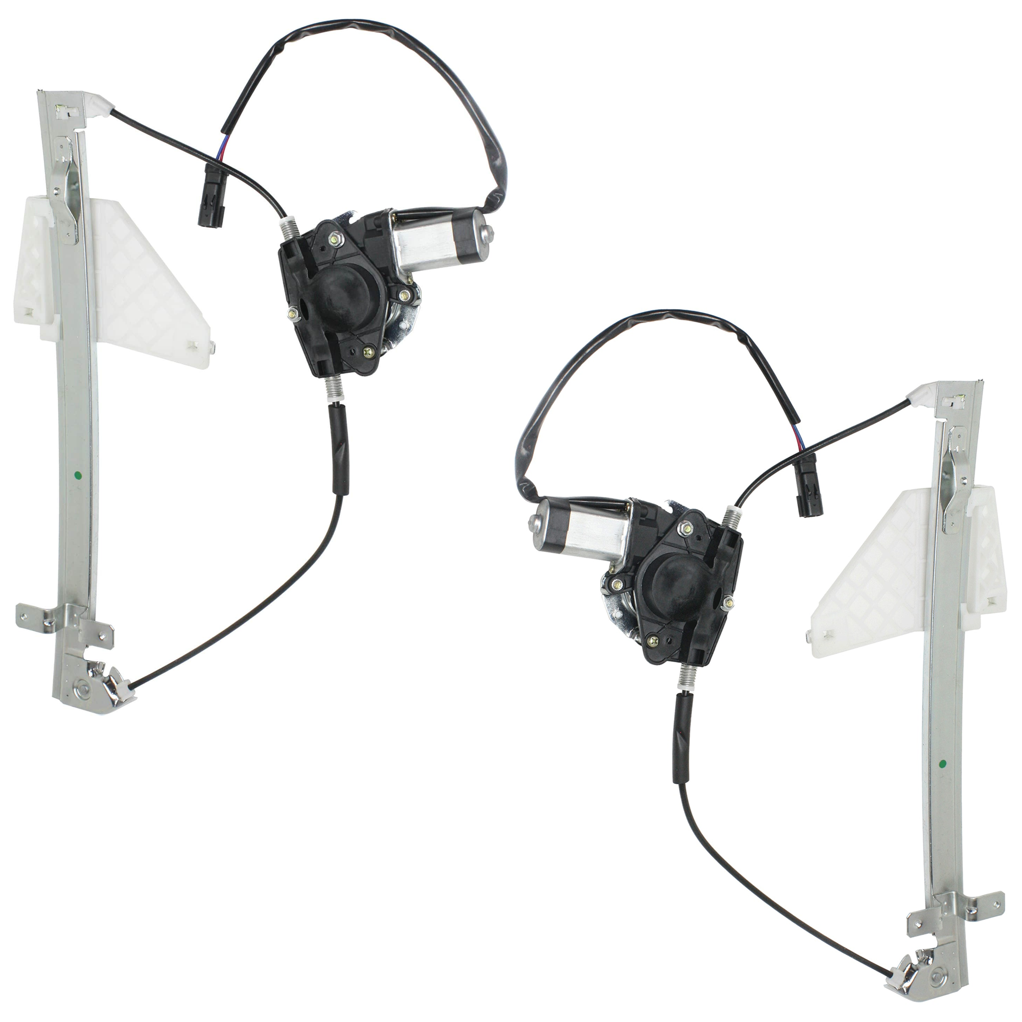 AM GRAND CHEROKEE 01-04 REAR WINDOW REGULATOR RH AND LH Power w Motor SKU SET JARBJ491703 Partslink CH1550102 CH1551102 OEM 55363284AE 55363285AE