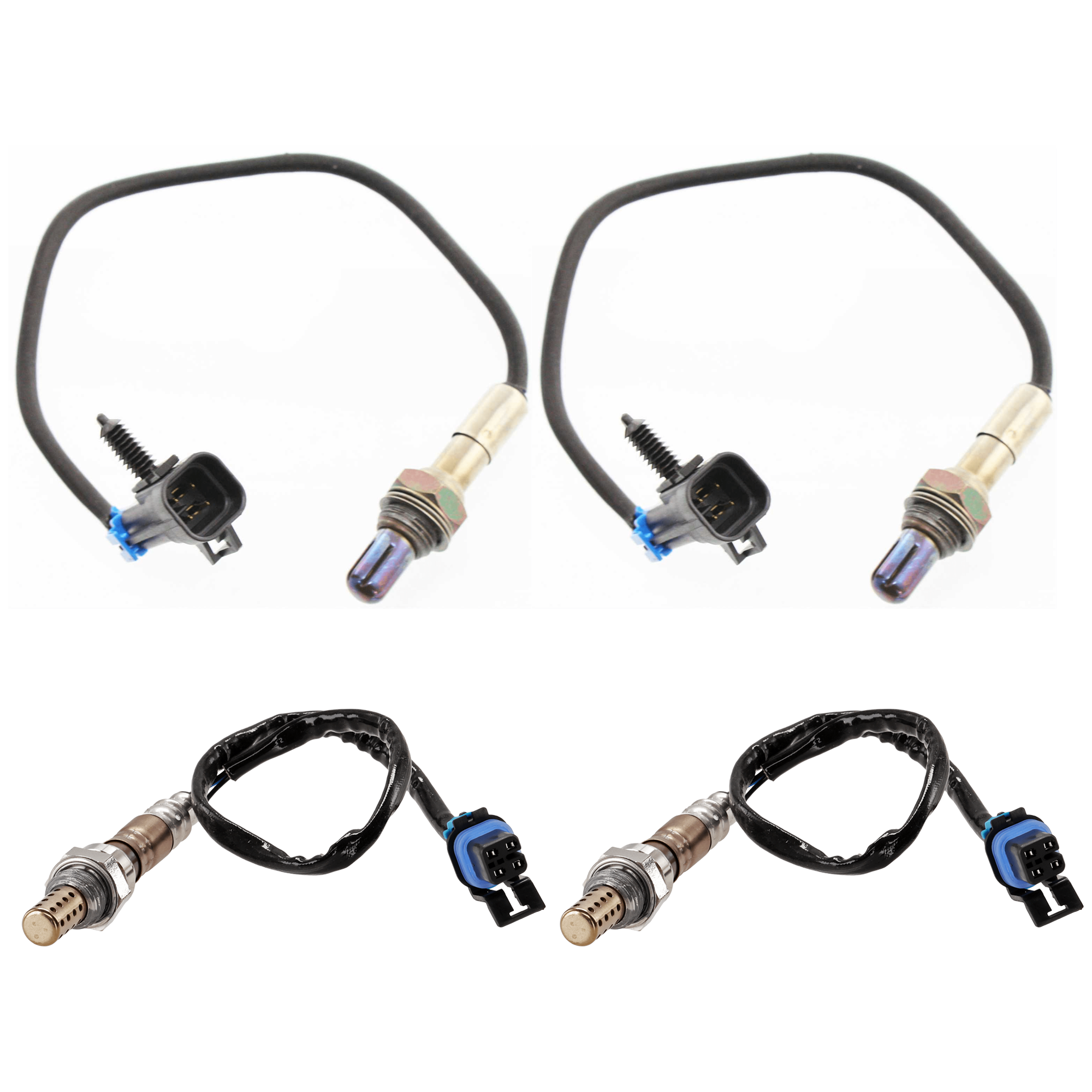 AM SILVERADO SIERRA 1500-06-07 OXYGEN SENSOR Set of 4 Before and After Catalytic Converter RH and LH SKU SET JARBS960912-4