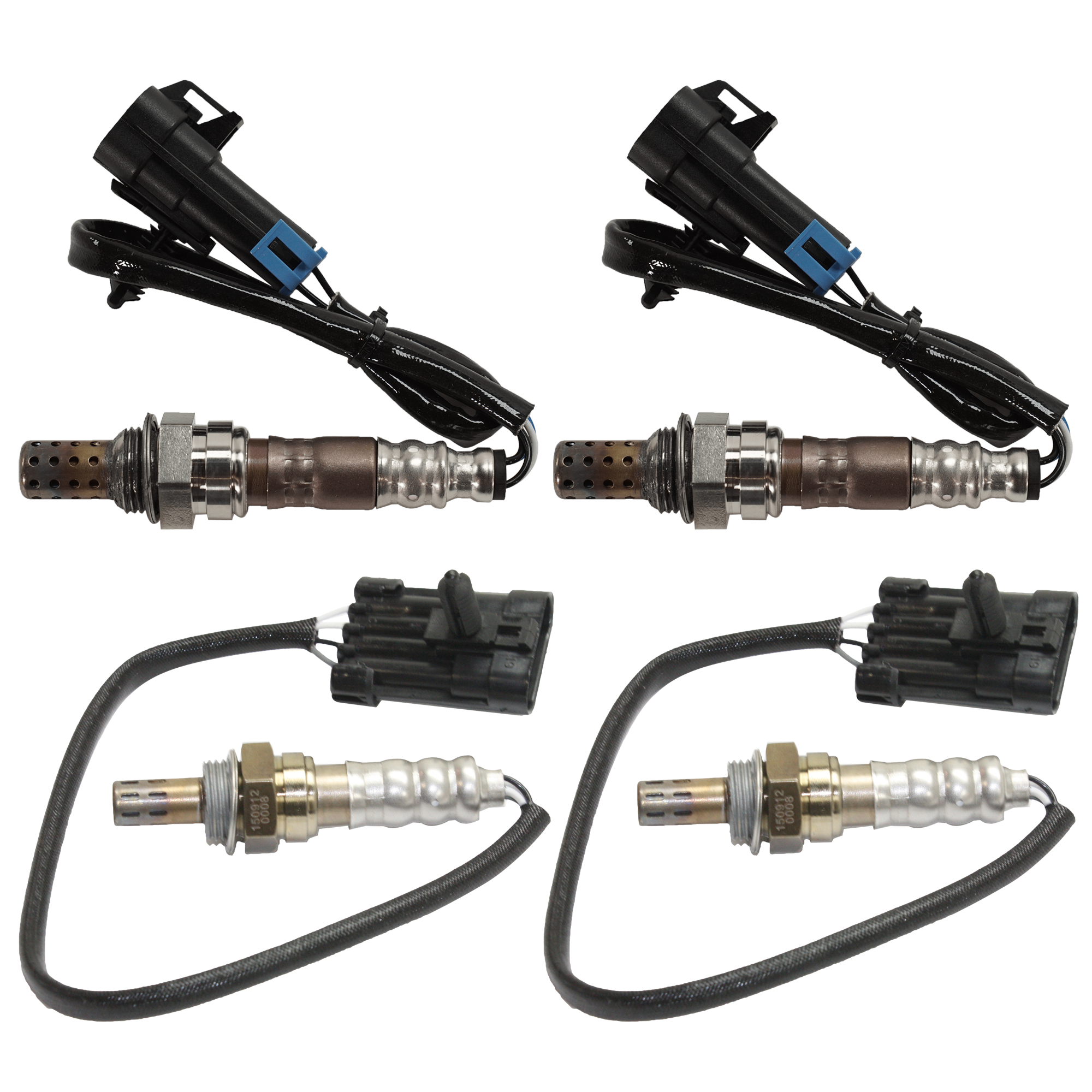 AM TAHOE YUKON 96-02 OXYGEN SENSOR Set of 4 Before and After Catalytic Converter RH and LH 4 Wire SKU SET JARBS960917-4