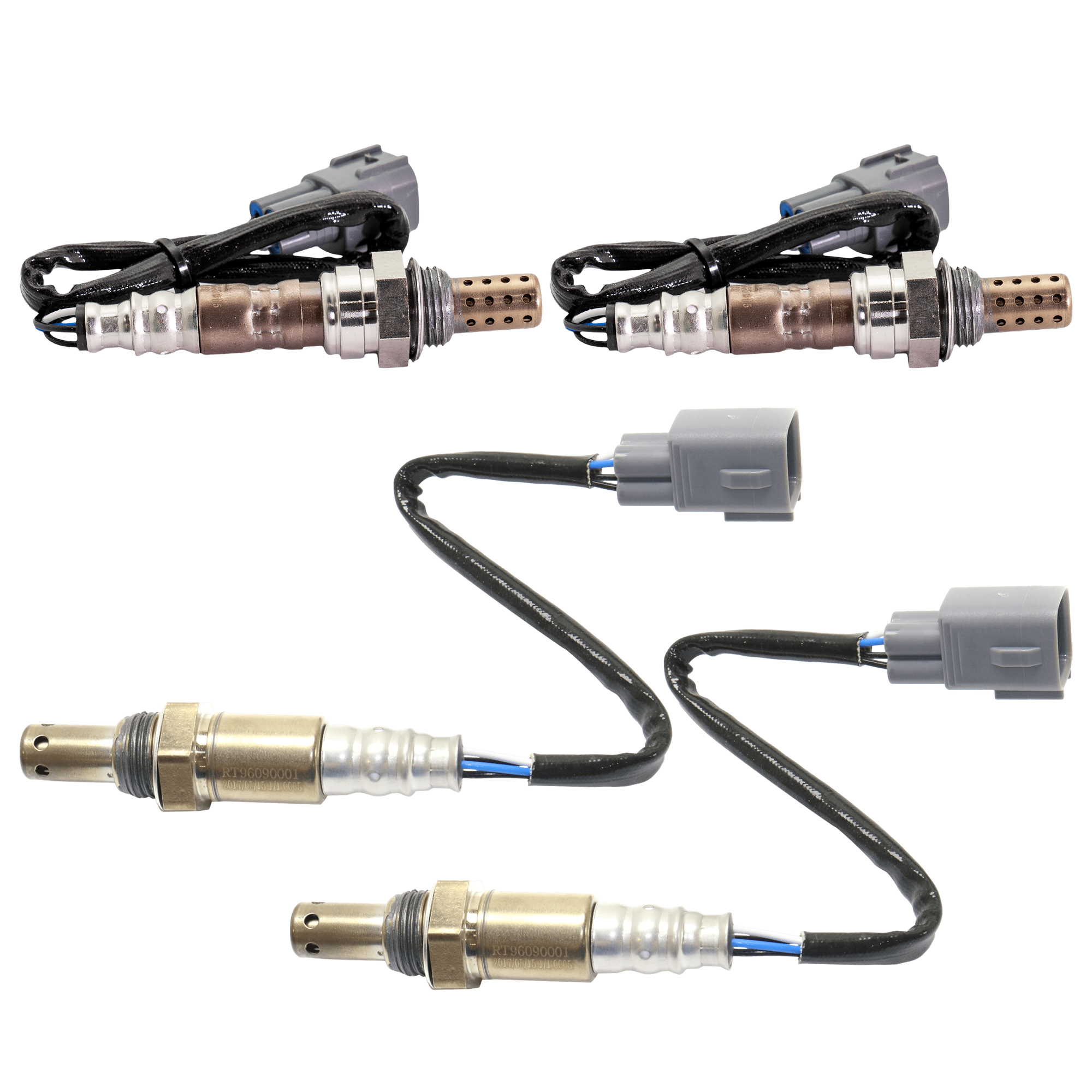AM 4RUNNER 05-12 OXYGEN SENSOR Set of 4 Before and After Catalytic Converter SKU SET JARBT960915-4 OEM 8946730010