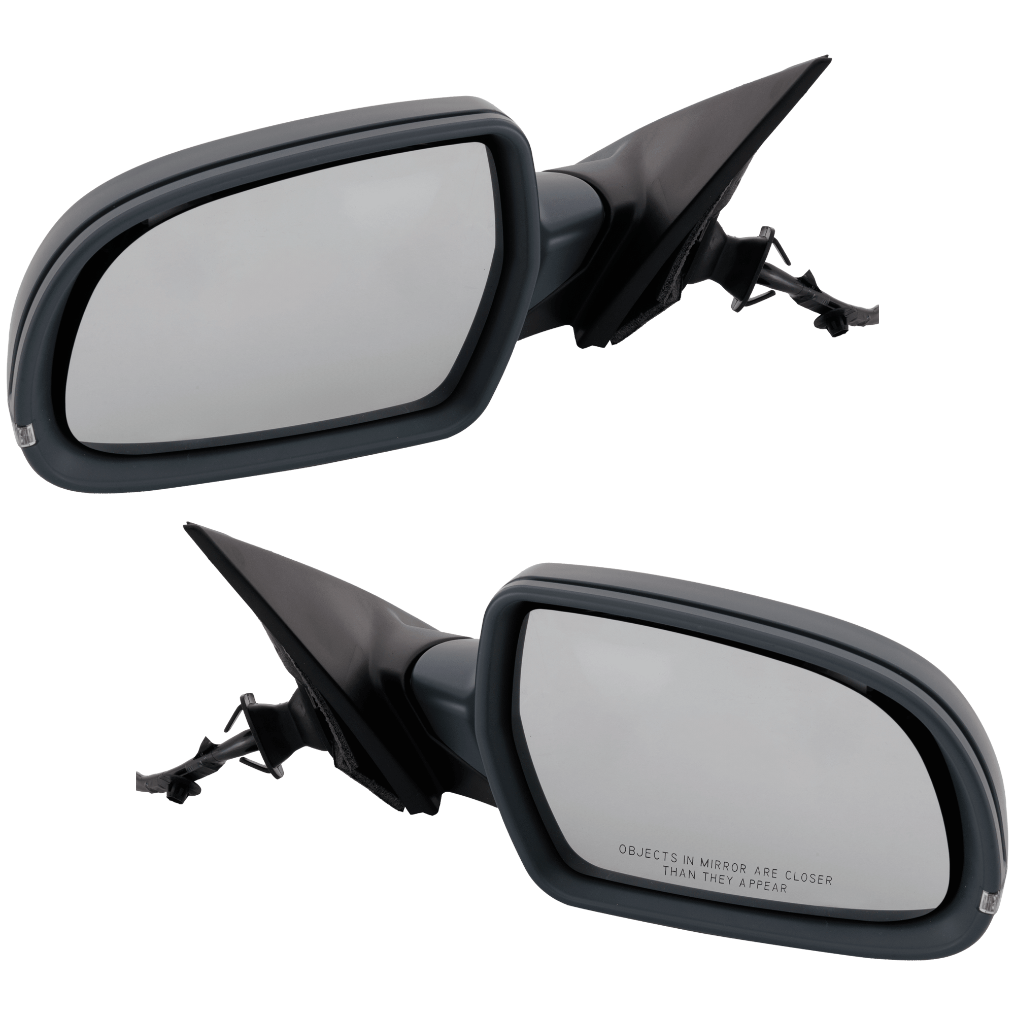 AM A4 S4-12-16 MIRROR RH AND LH Power Power Folding Heated Paintable No Auto dimming w Memory and Signal Light No BSD Sedan Wagon SKU SET JAU06ER S Partslink AU1320141 AU1321141 OEM 8K1857409AJ01C PFM 8K1857410AJ