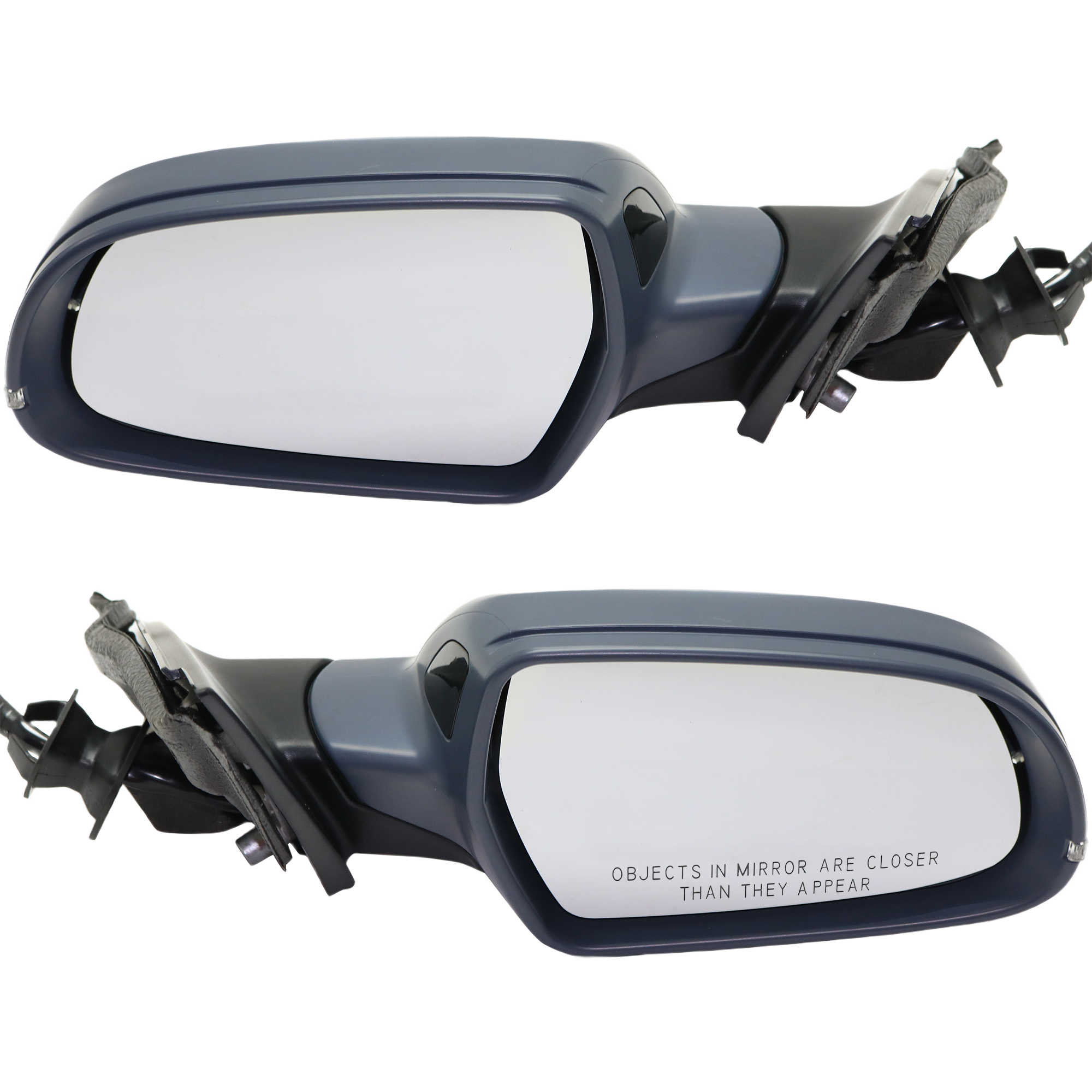 AM A4 S4-12-16 MIRROR RH AND LH Power Power Folding Heated Paintable No Auto dimming w Memory and Signal Light with Blind Spot Light in Housing Sedan Wagon SKU SET JAU07ER S Partslink AU1320142 AU1321142 OEM 8K1857409AJ01C PFM 8K1857410AJ