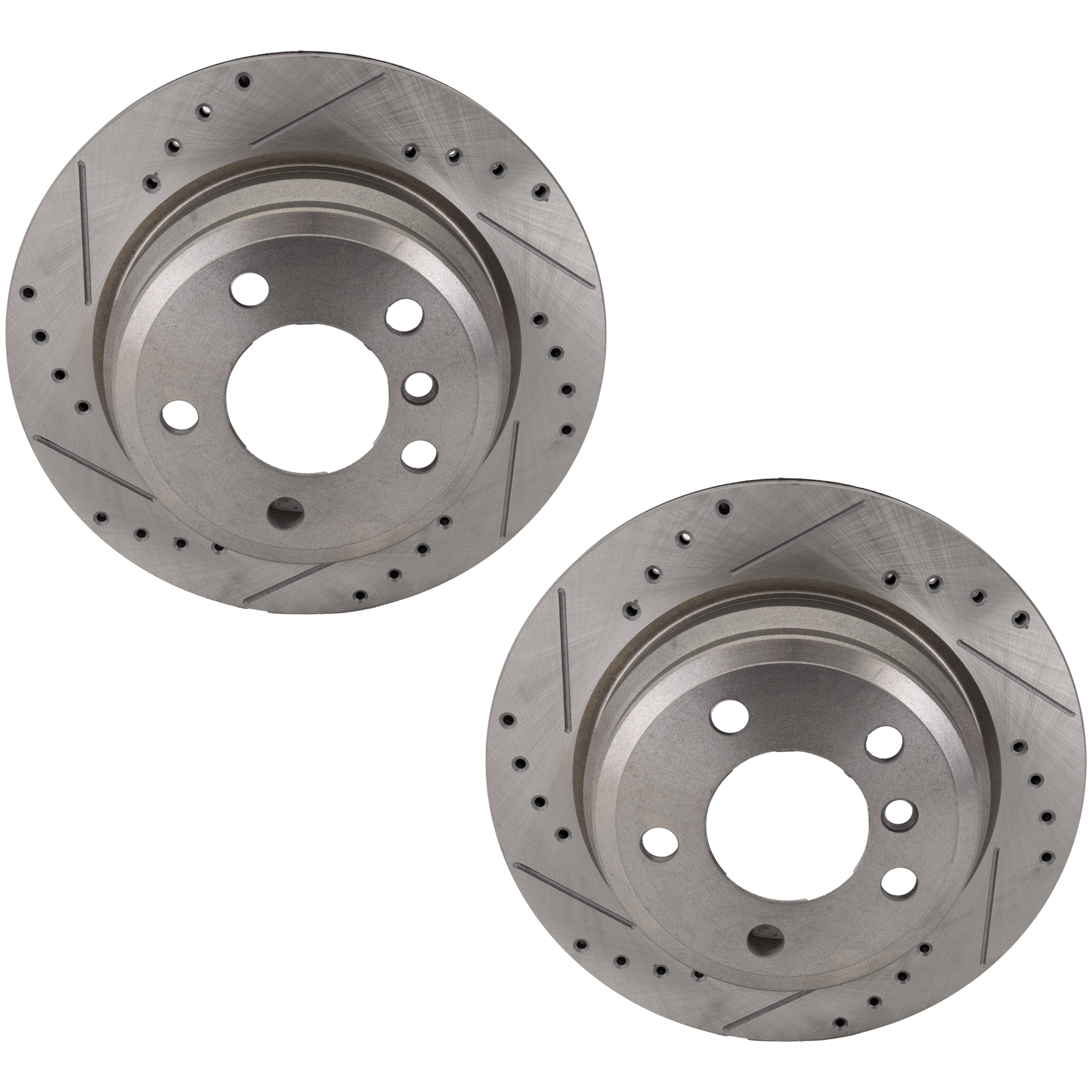 AM 3 SERIES 13-19-4 SERIES 14-20 REAR BRAKE DISC RH AND LH Drilled and Slotted SKU SET JB27110013DRS2 OEM 12134150-45889-60031117-981214