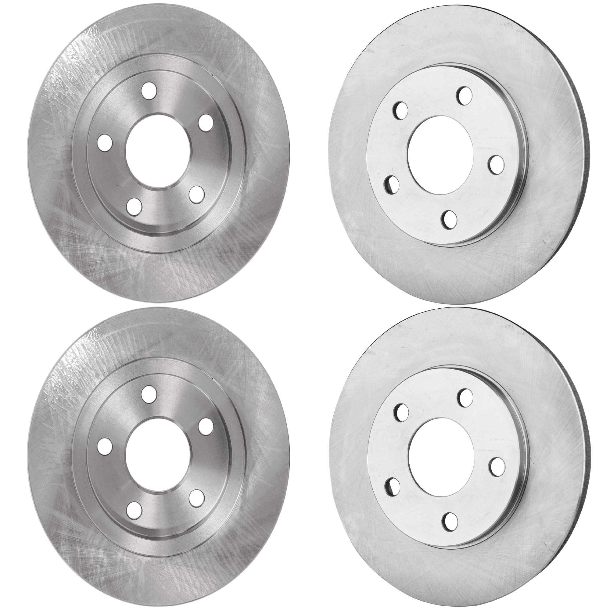 AM BONNEVILLE LESABRE 00-05 FRONT AND REAR BRAKE DISC 4 Wheel Set SKU SET JB27110052-4 B OEM 18022401-18060236-569019