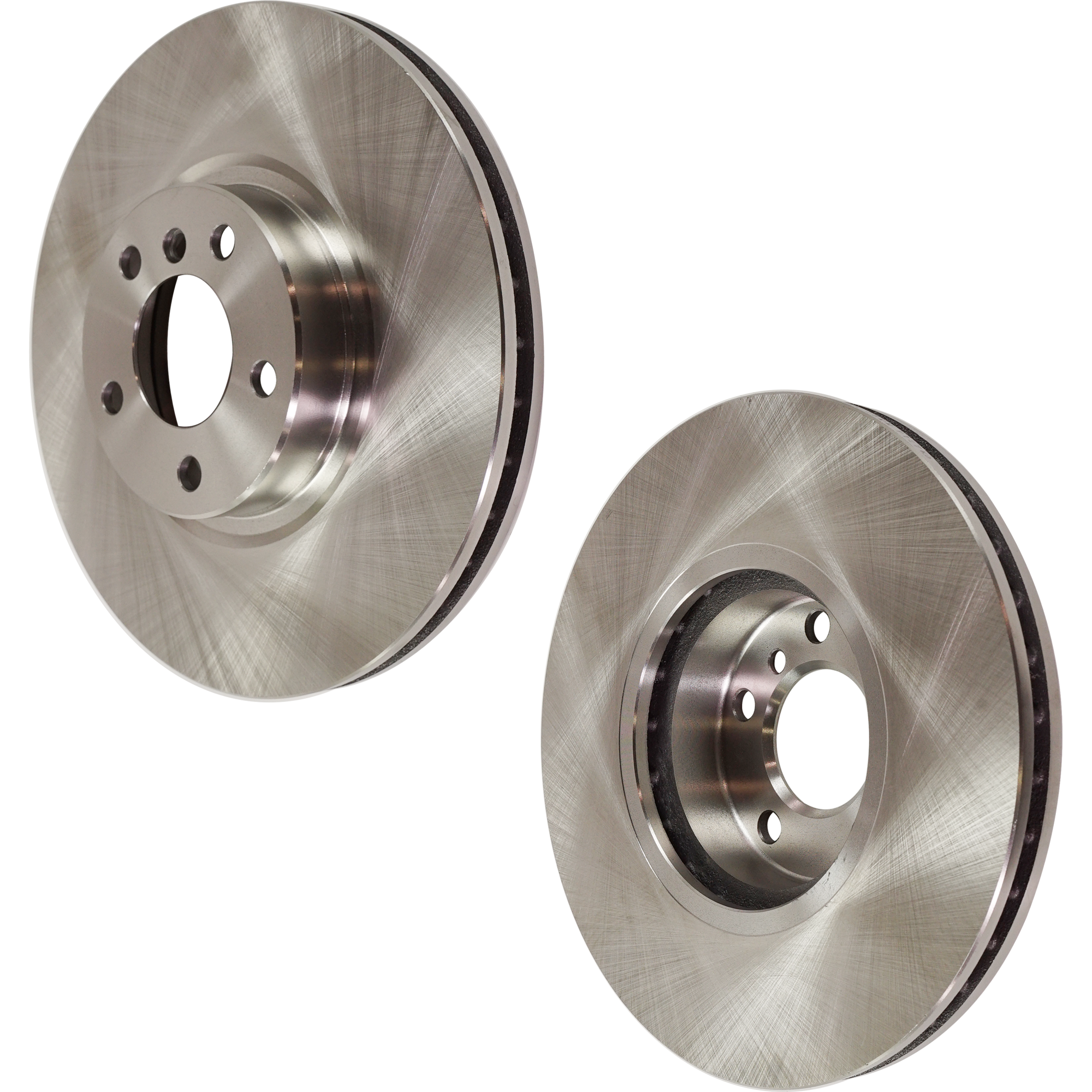 AM X5-07-18 X6-08-10 FRONT BRAKE DISC RH AND LH Plain Surface Vented 5 Lugs 2 Wheel Set SKU SET JB27110063-2 OEM 34361-45447-900702-60031142-34
