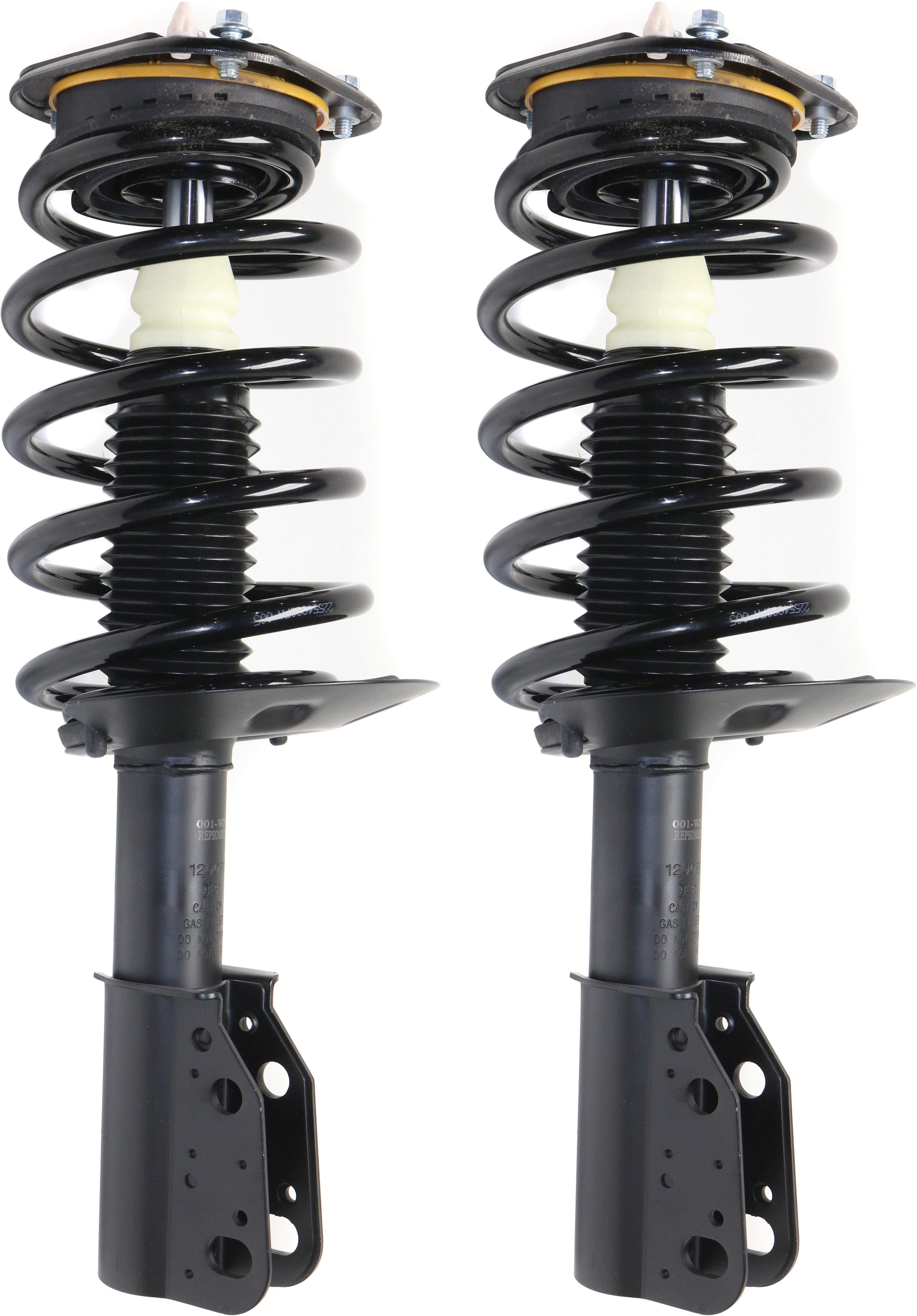 AM PARK AVENUE 98-05 RIVIERA 98-99 FRONT LOADED STRUT RH AND LH Gas Charged Twin tube Set of 2 SKU SET JB280520-2 OEM 88955457-88955458