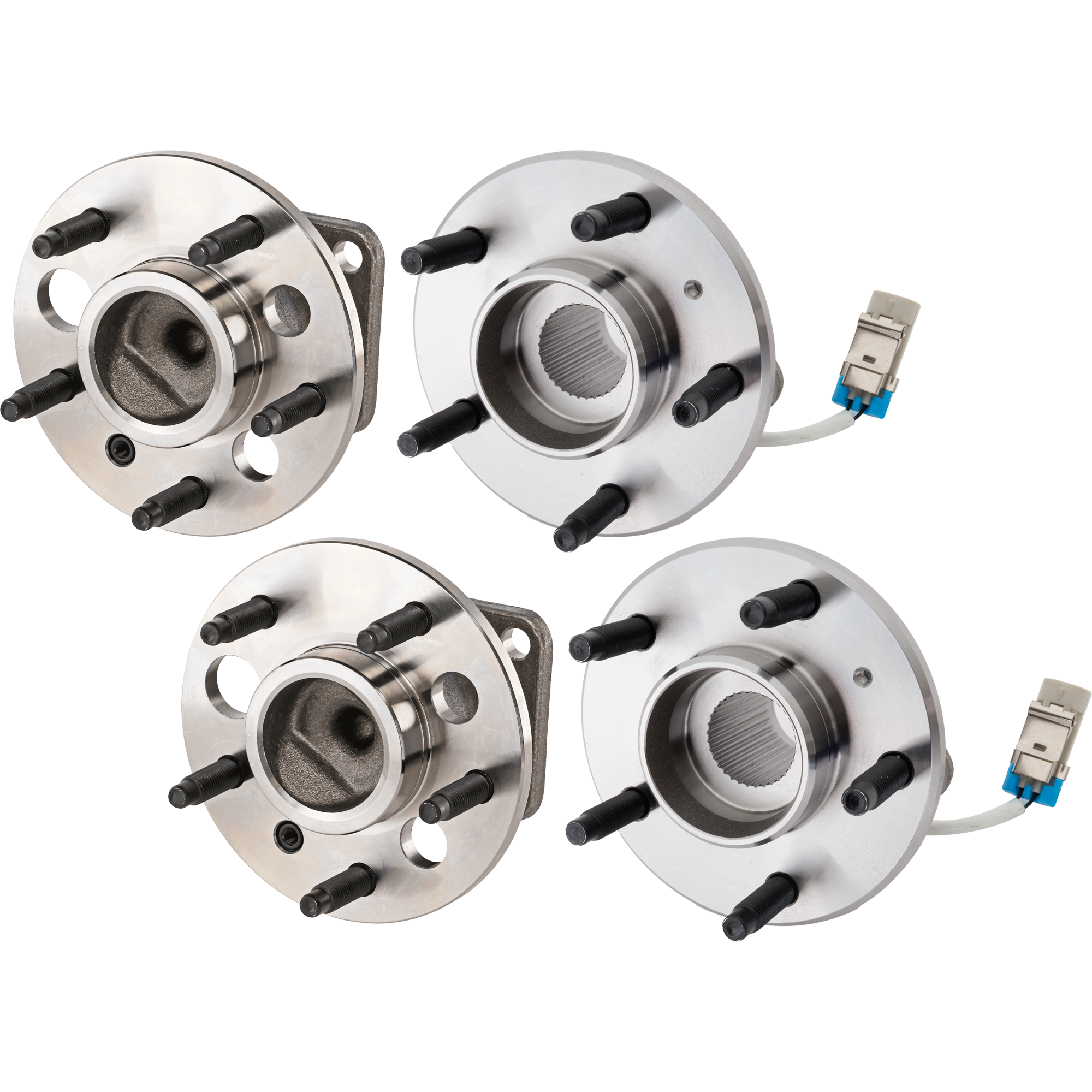 AM PARK AVENUE 97-01 FRONT AND REAR HUB ASSEMBLY RH AND LH Set of 4 SKU SET JB283706-4 OEM 12429204-2055-2092-512003-5123
