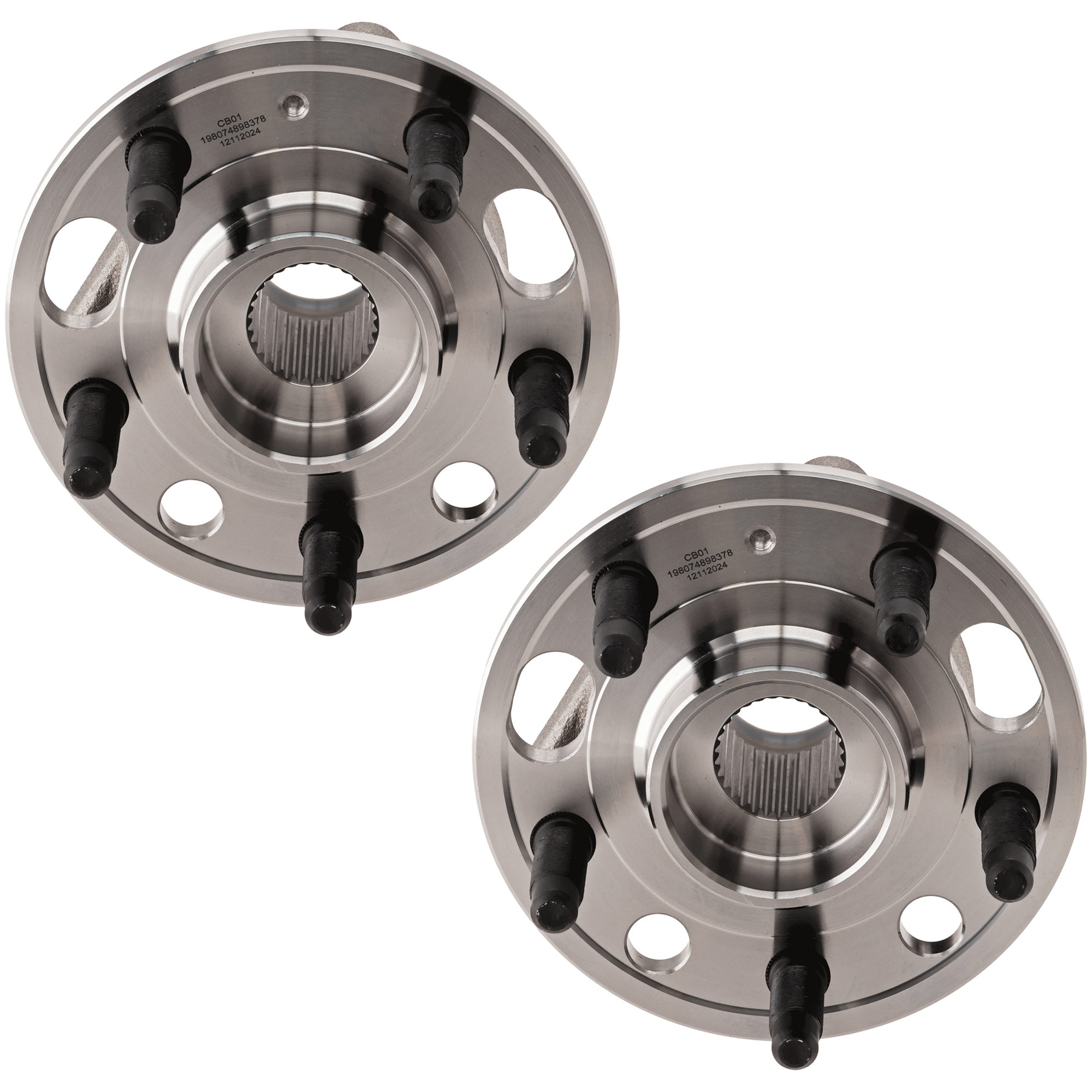 AM LACROSSE 10-16 XTS 13-17 FRONT HUB ASSEMBLY RH AND LH 5 Studs SKU SET JB283717-2 OEM 91258036-94508502