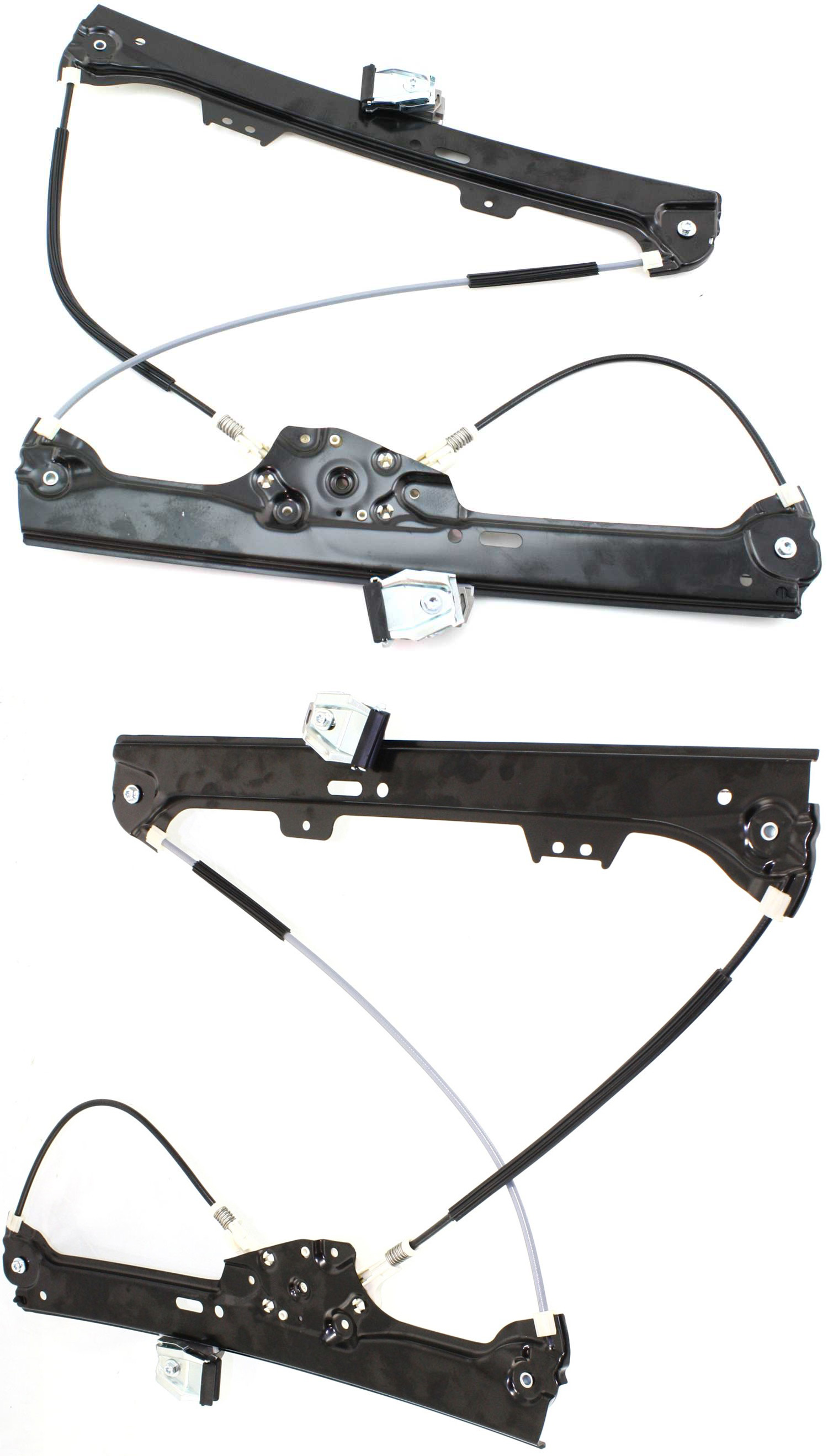 AM 5 SERIES 04-10 FRONT WINDOW REGULATOR RH AND LH Power Without Motor SKU SET JB462901 Partslink BM1350114 BM1351114 OEM 51337184383-51337184384