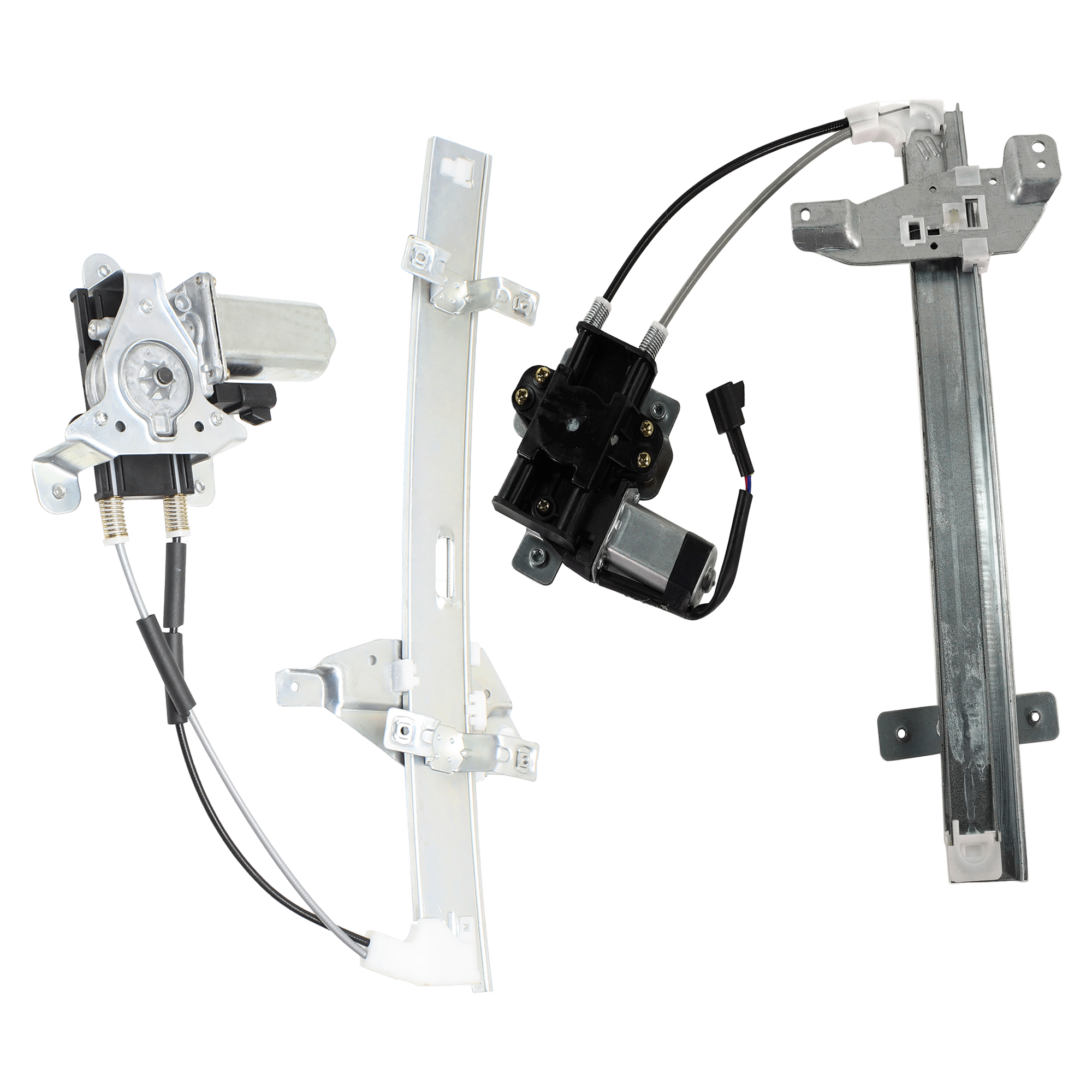 AM CENTURY 97-05 INTRIGUE 98-02 REGAL 97-04 FRONT AND REAR WINDOW REGULATOR LH Power w Motor SKU SET JB462910-2L Partslink GM1350124 GM1550101 OEM 10334397-10334399