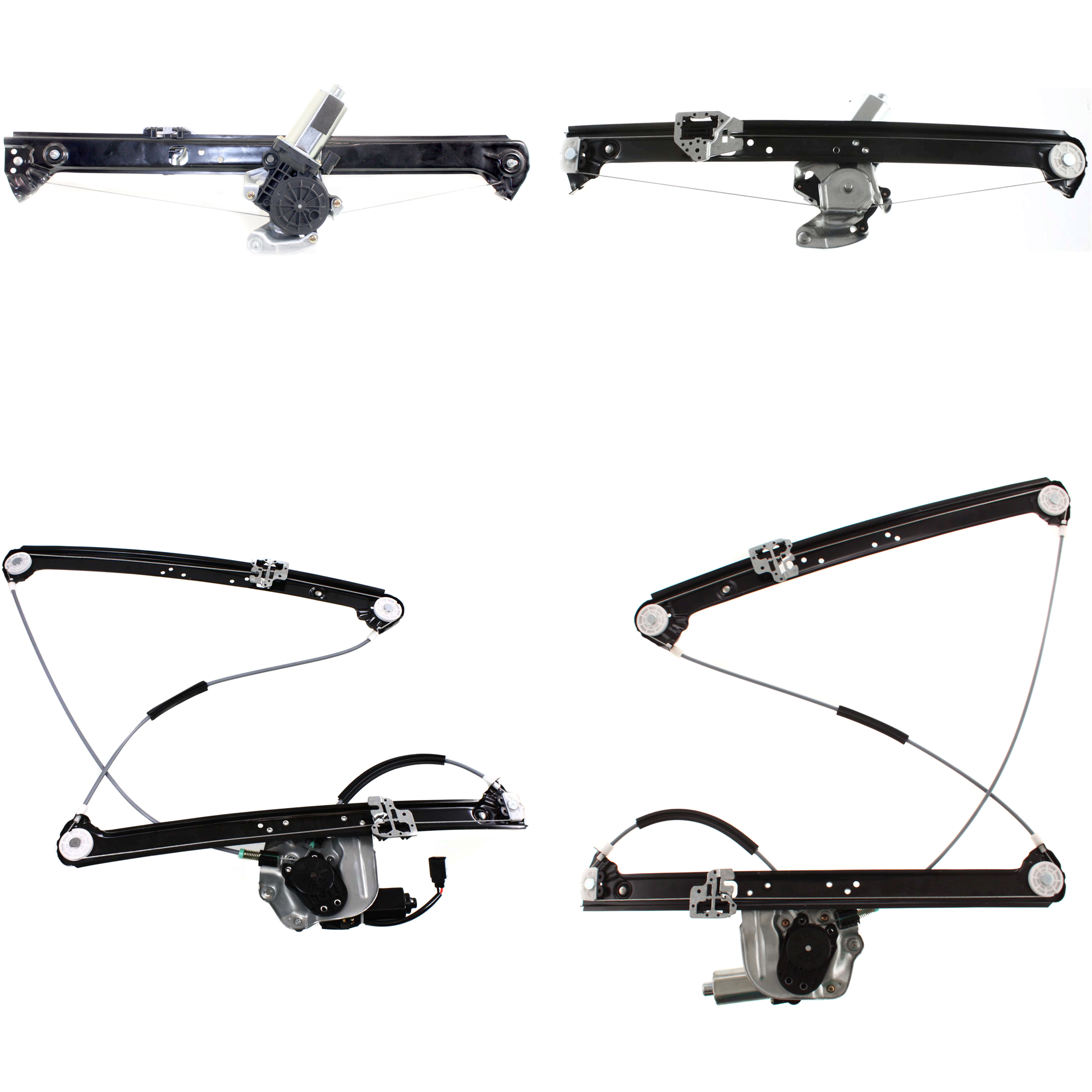 AM X5-00-06 FRONT AND REAR WINDOW REGULATOR RH AND LH Power w Motor SKU SET JB462925-4 Partslink BM1350110 BM1351110 BM1550114 BM1551114 OEM 51338254911 PFM 51338254912 PF