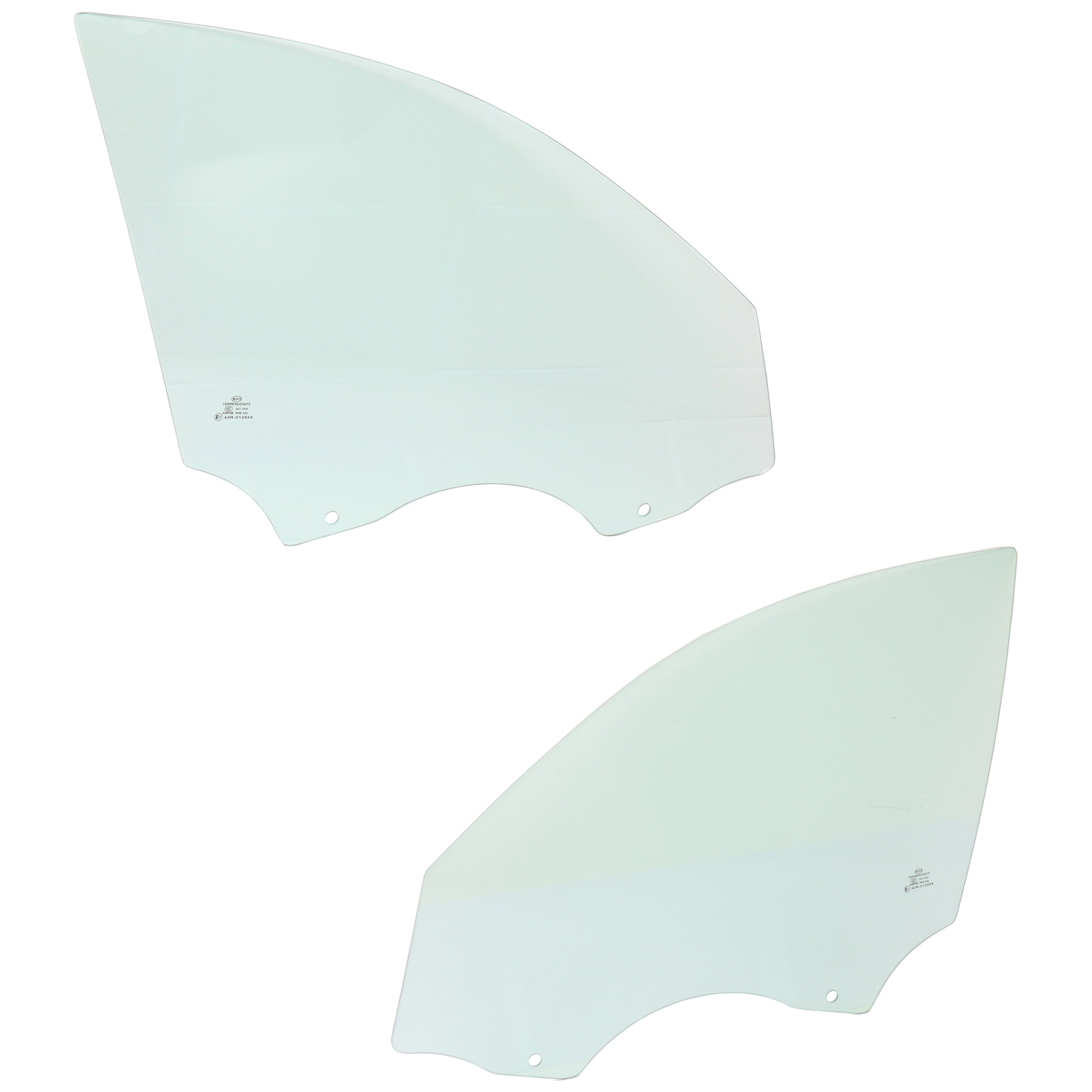 AM 3 SERIES 06-12 FRONT DOOR GLASS RH AND LH Green Tint 4 Door Sedan 06-11 Wagon SKU SET JB480101 OEM 51337060263 FD22617GTNN 513370