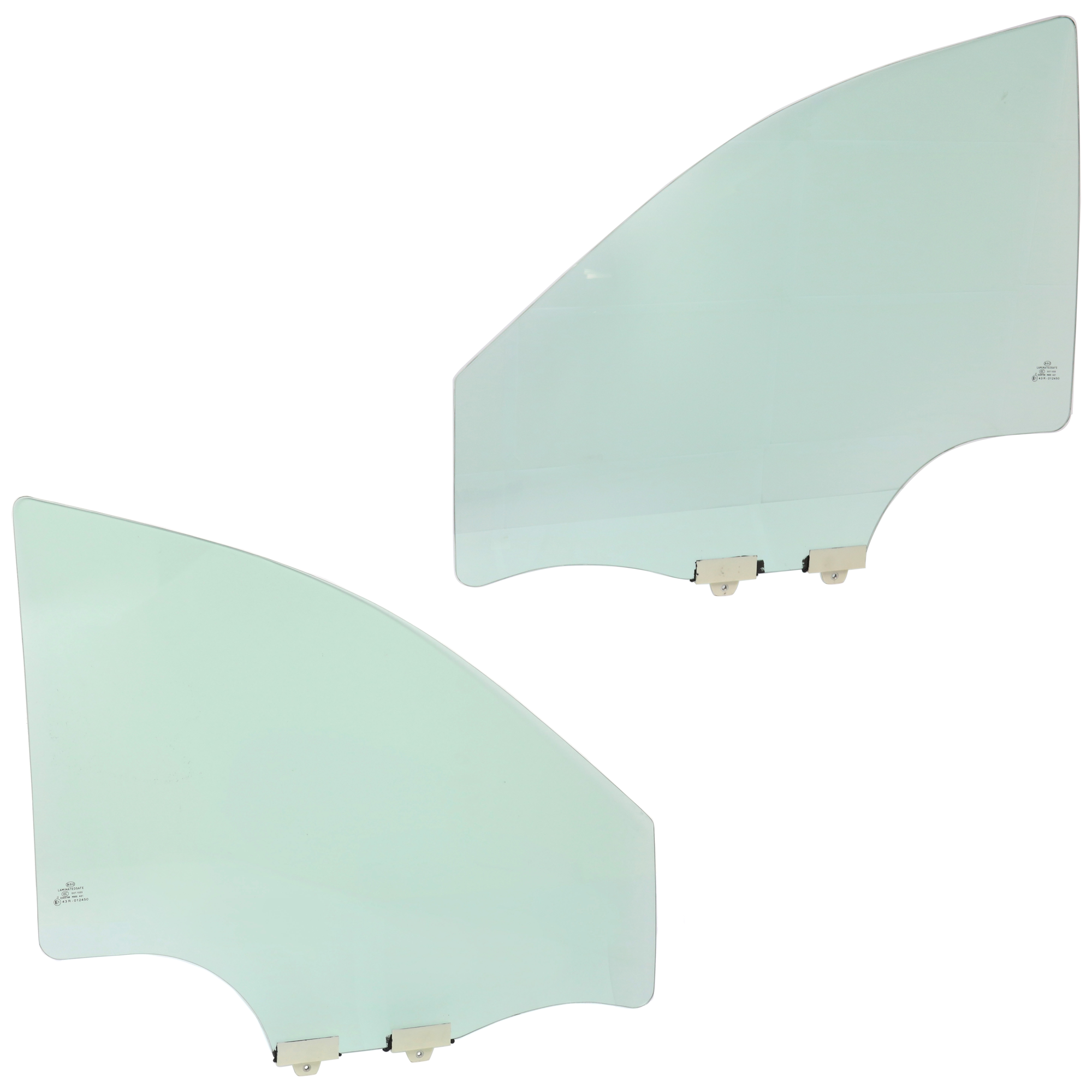 AM BUICK ENCLAVE 08-17 FRONT DOOR GLASS RH AND LH Green Tint SKU SET JB480111 OEM 15147574 DD11277GTYN 15147575