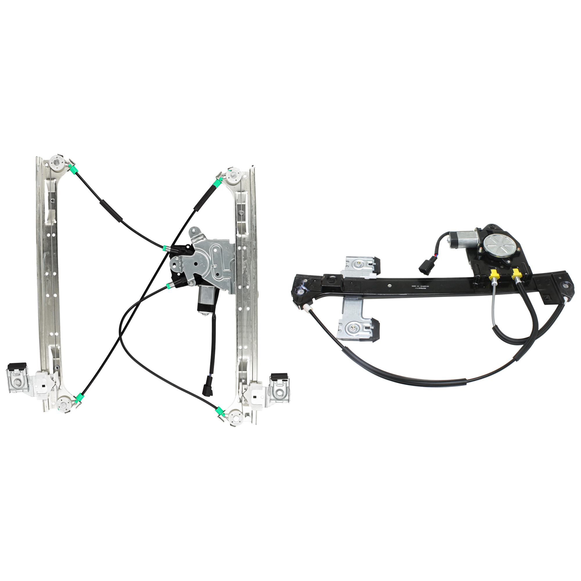 AM TRAILBLAZER 02-09 FRONT AND REAR WINDOW REGULATOR RH Power w Motor 5 Passenger SKU SET JB491711 A Partslink GM1351145 GM1551109 OEM 15893783-19301969-8193019690