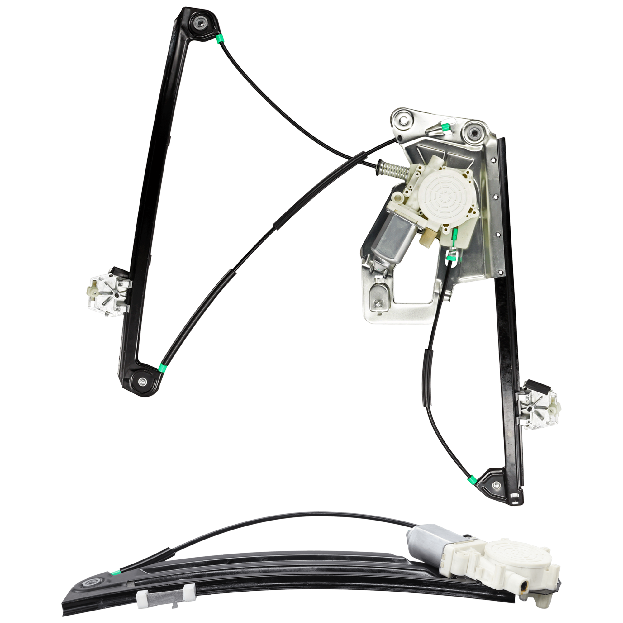 AM 540I 97-03 FRONT AND REAR WINDOW REGULATOR RH Power w Motor New SKU SET JB491715 B Partslink BM1351117 BM1551109 OEM 51338252394 PFM WLA2119 WL4423