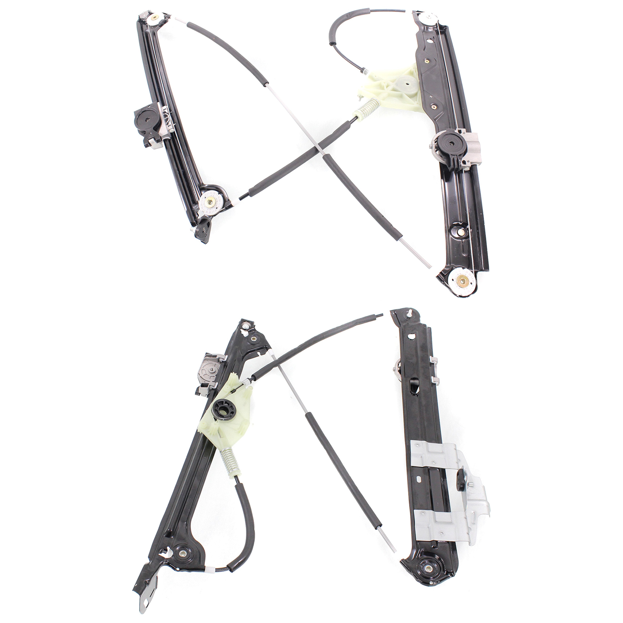 AM 535I GT 10-17 FRONT AND REAR WINDOW REGULATOR RH Power w o Motor SKU SET JB491725 A Partslink BM1351119 BM1551118 OEM 51337197920-51357197924