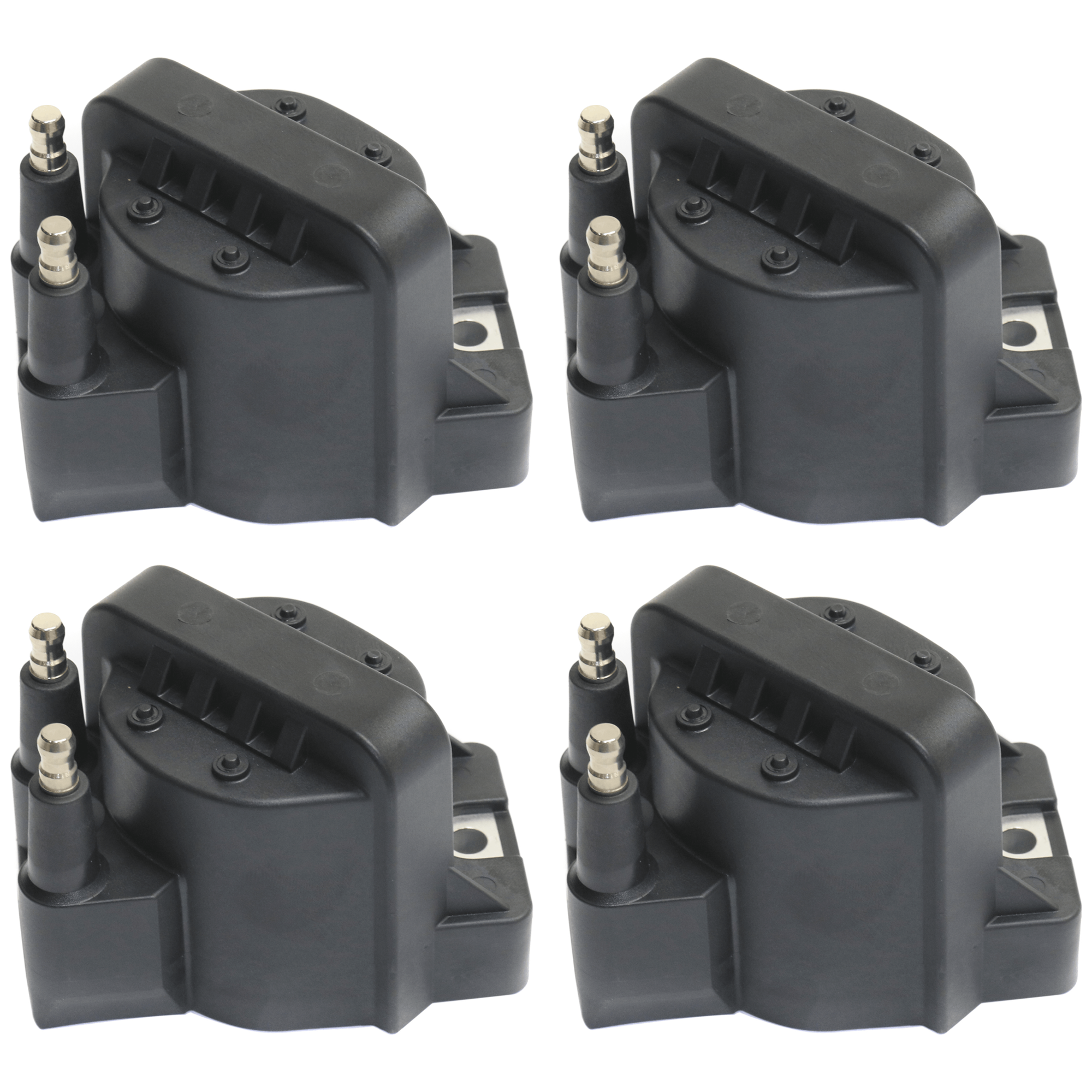 AM CENTURY 86-05 LACROSSE 05-09 IGNITION COIL Set of 4-12 Volts Stud Type 2 Prong Male Terminal Coil Pack Style SKU SET JB504602-4 OEM 3507-5192-8224-25192-48780-489