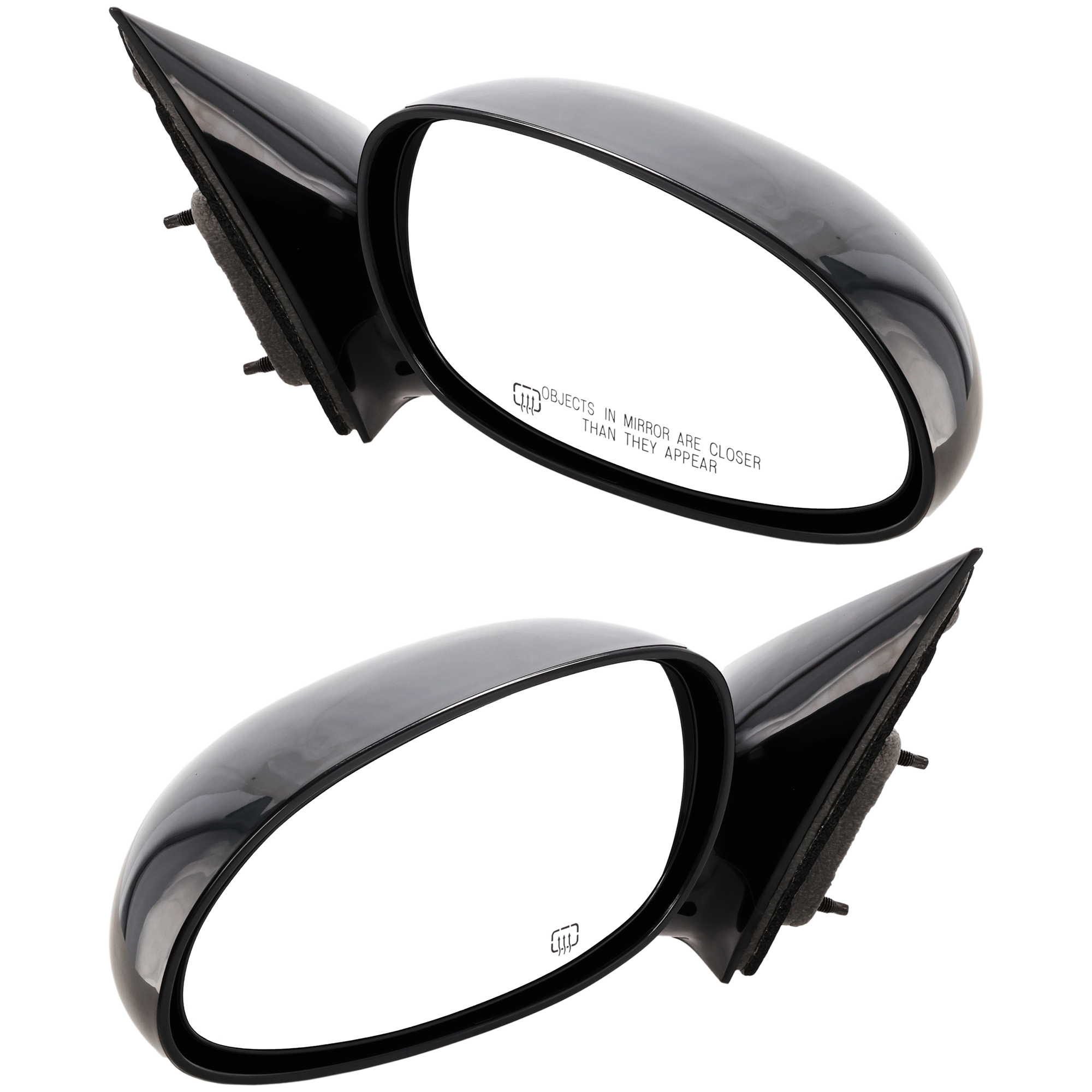 AM ALLURE LACROSE 05-09 MIRROR RH AND LH Power Non Folding Heated Paintable SKU SET JBK19ER Partslink GM1320302 GM1321302 OEM 15886520-15886521
