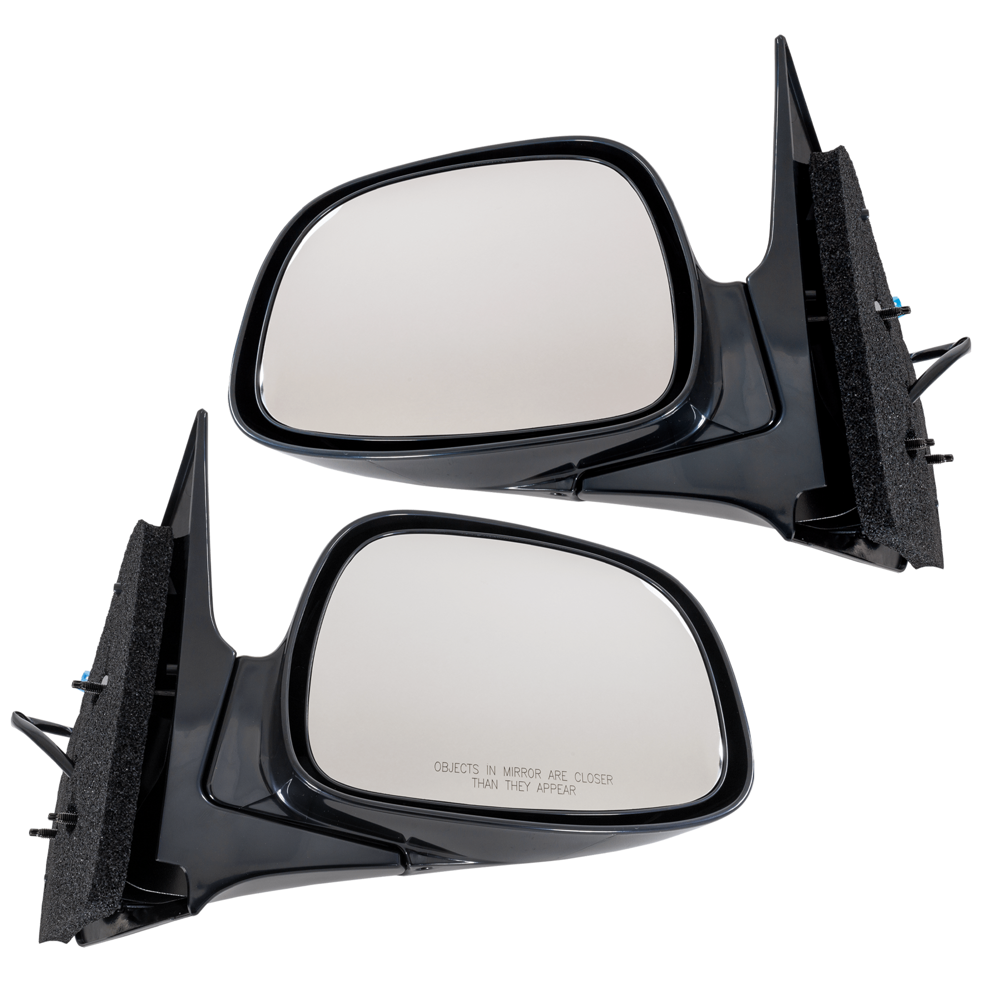 AM RENDEZVOUS 02-07 MIRROR RH AND LH Power Manual Folding Non Heated Paintable No Memory SKU SET JBK20ER Partslink GM1320300 GM1321300 OEM 15213868-15213869