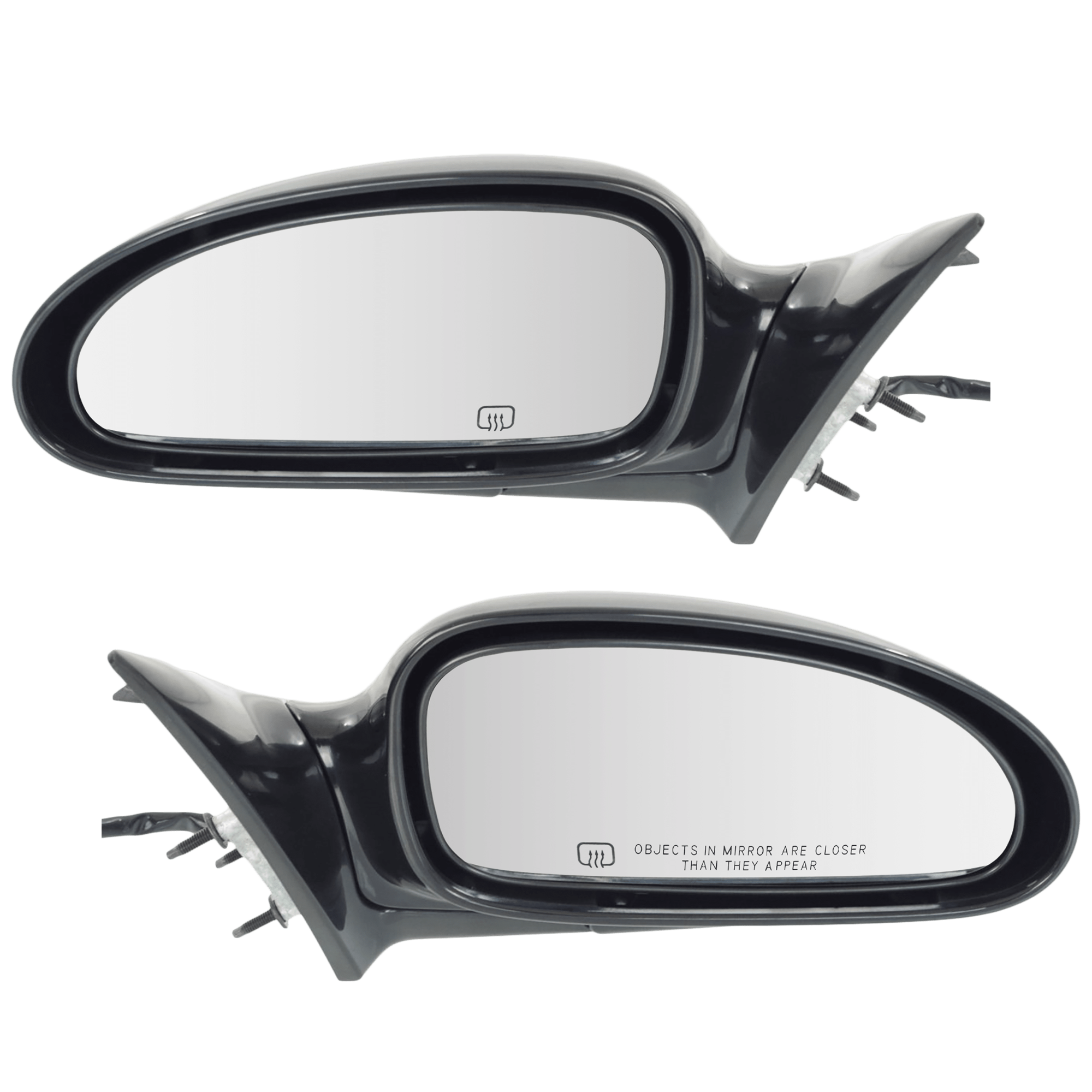 AM LE SABRE 00-05 MIRROR RH AND LH Power Manual Folding Heated Paintable No Memory SKU SET JBK25ER Partslink GM1320282 GM1321282 OEM 25769755-25769756