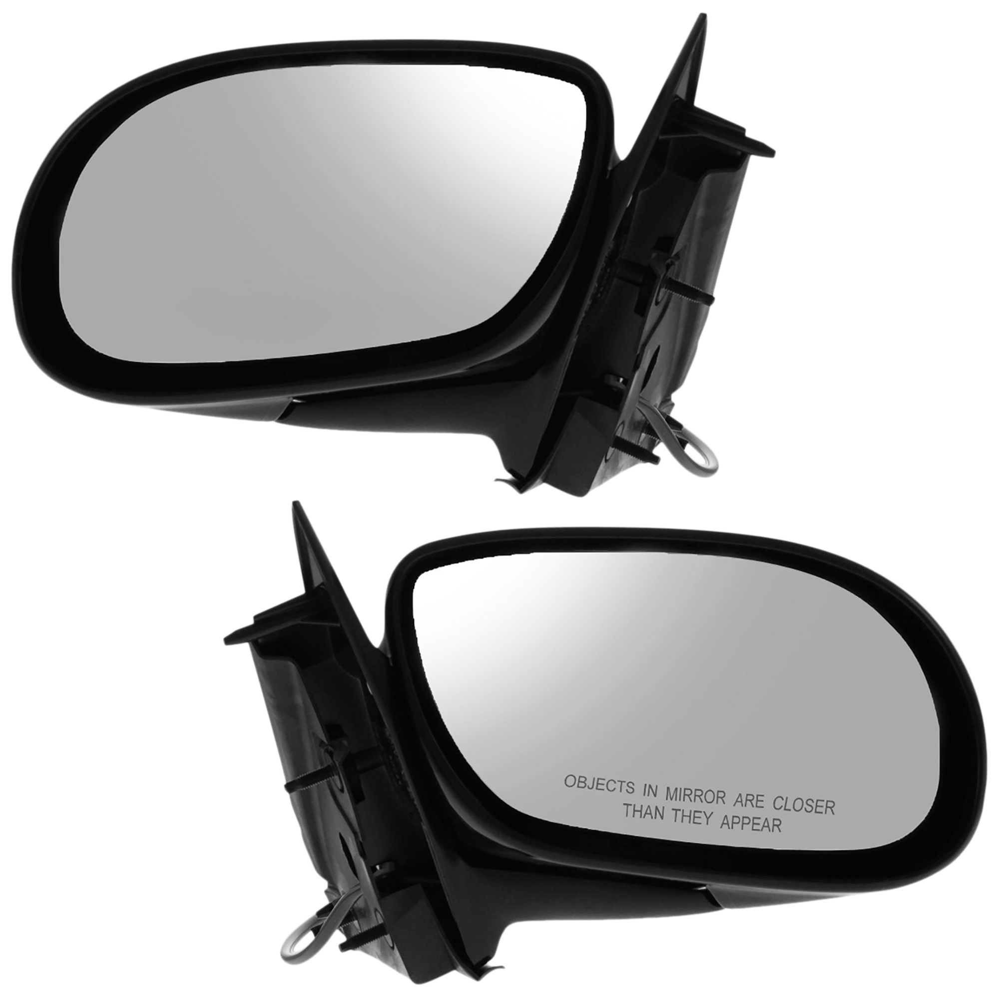 AM PARK AVENUE 98-05 MIRROR RH AND LH Power Manual Folding Non Heated Paintable No Memory SKU SET JBK26ER Partslink GM1320281 GM1321281 OEM 25739822-25739823
