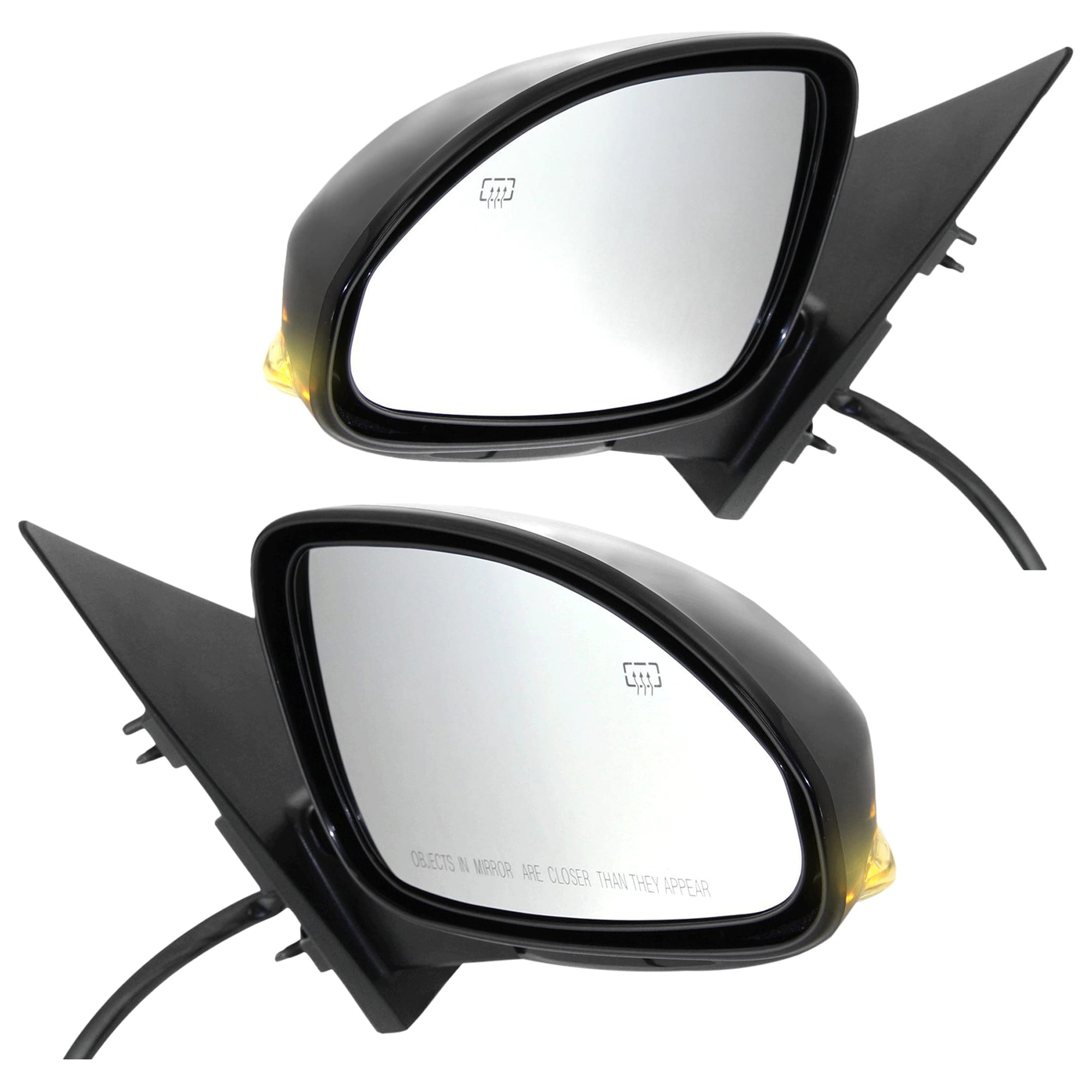 AM ENCLAVE 08-12 MIRROR RH AND LH Power Power Folding Heated Paintable w Memory and Signal Light SKU SET JBK33ER S Partslink GM1320379 GM1321379 OEM 25867058-25867059
