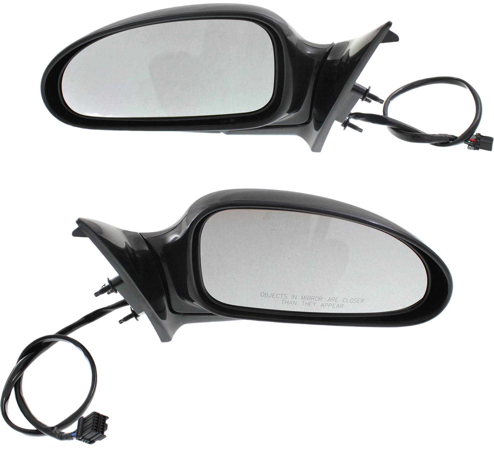 AM LE SABRE 00-05 MIRROR RH AND LH Power Manual Folding Non Heated Paintable w Memory SKU SET JBK44ER Partslink GM1320422 GM1321422 OEM 25658306-25658312