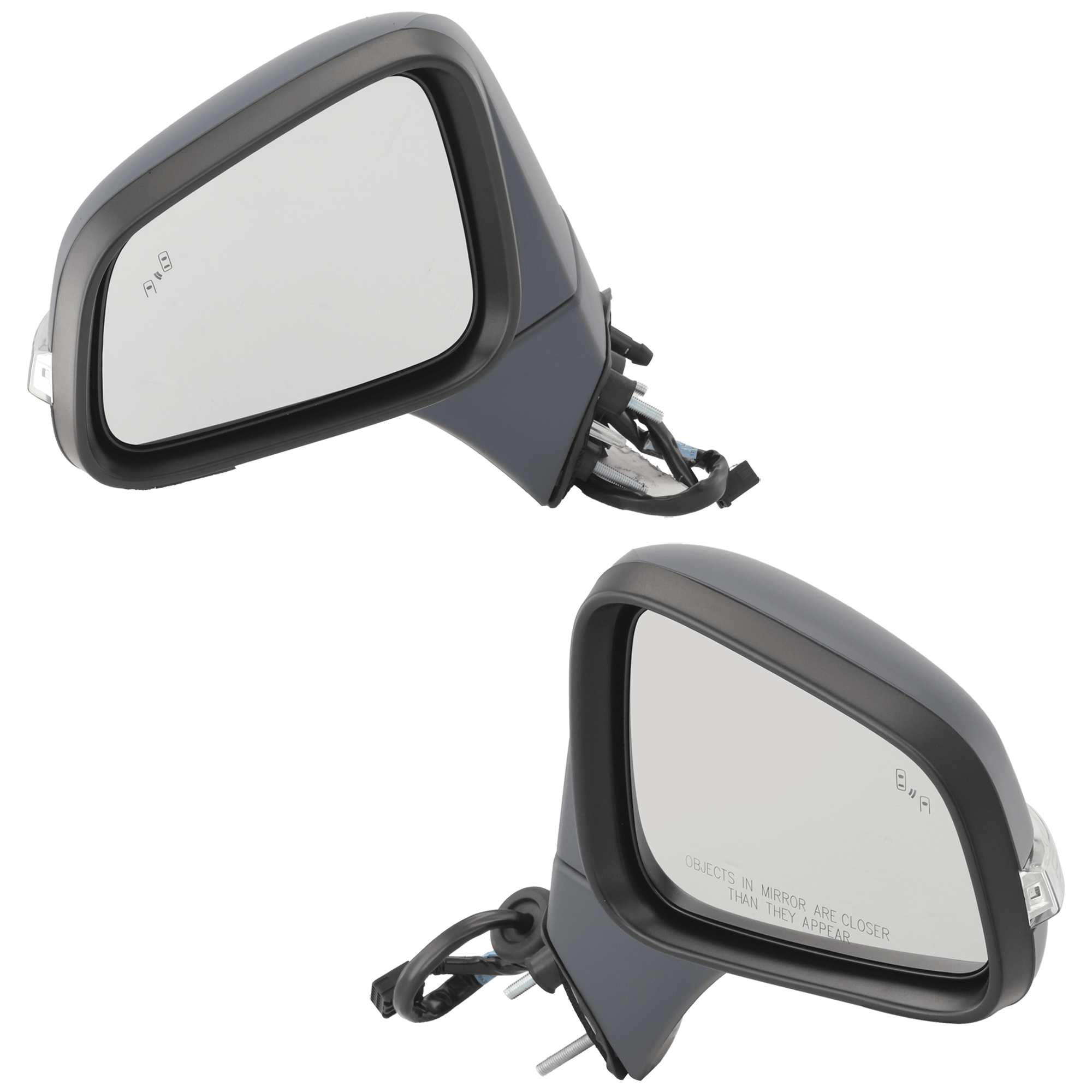 AM ENCORE 14-16 MIRROR RH AND LH Power Manual Folding Heated Paintable w Memory Blind Spot Detection Signal Light No Auto dimming Puddle Light SKU SET JBK62ER S Partslink GM1320555 GM1321555 OEM 95374046-95374056