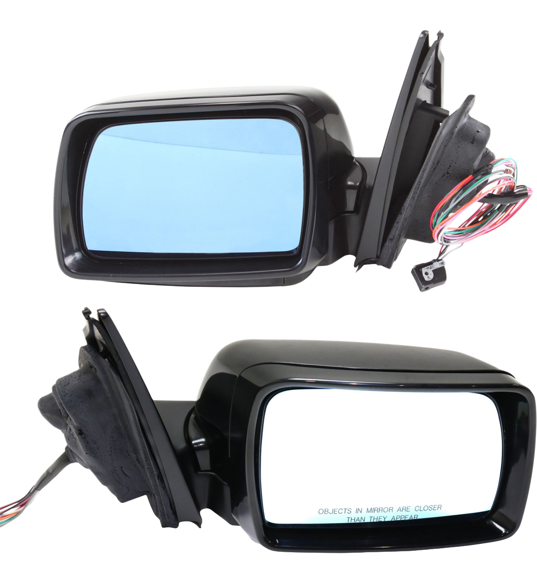 AM X5-03-06 MIRROR RH AND LH Power Manual Folding Heated Paintable w Memory No Auto dimming w o Sport Package SKU SET JBM34ER Partslink BM1320123 BM1321123 OEM 51167039897 PFM 51167039898 PF