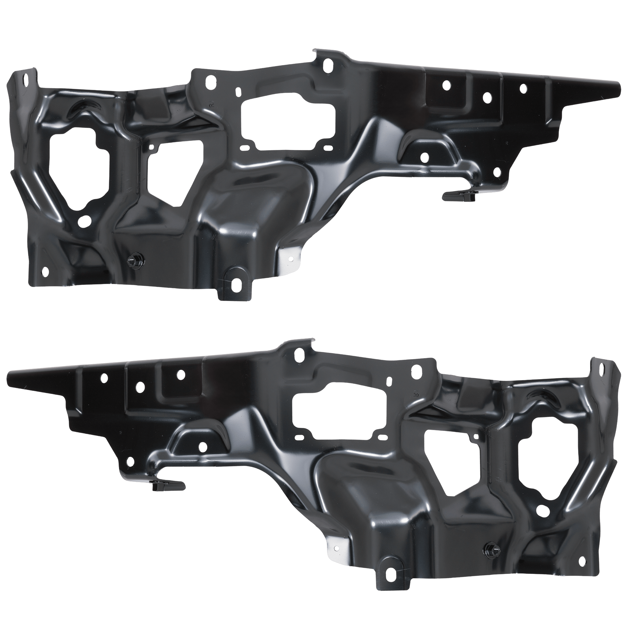 AM SILVERADO 2500 HD 3500 HD 24-24 FRONT BUMPER BRACKET RH AND LH Outer CAPA SKU SET JC01310017Q Partslink GM1066226C GM1067226C OEM 84913656-84913657