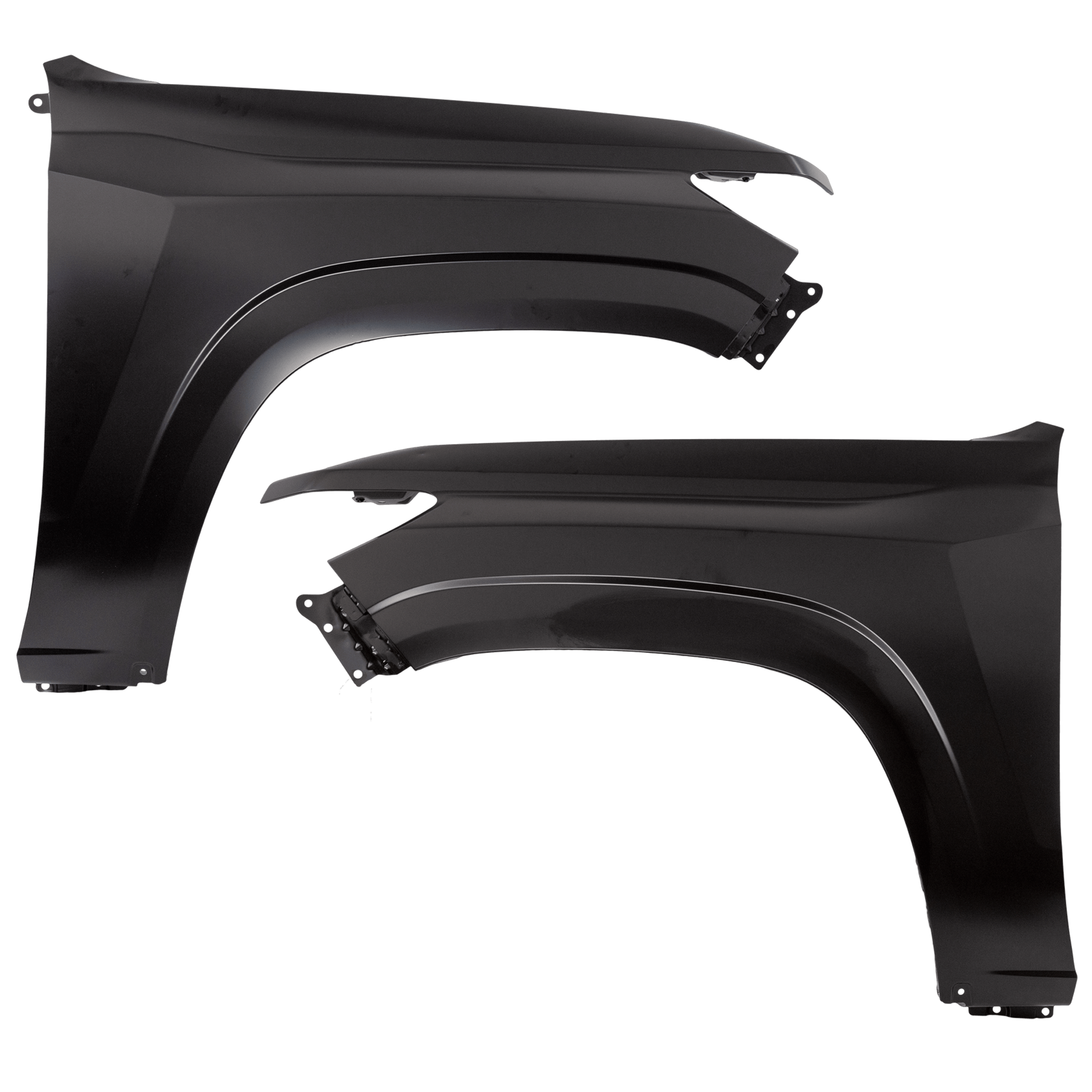 AM COLORADO 23-25 FRONT FENDER RH AND LH w o Fender Flare Holes SKU SET JC22010039 Partslink GM1240427 GM1241427 OEM 84755304-84755305