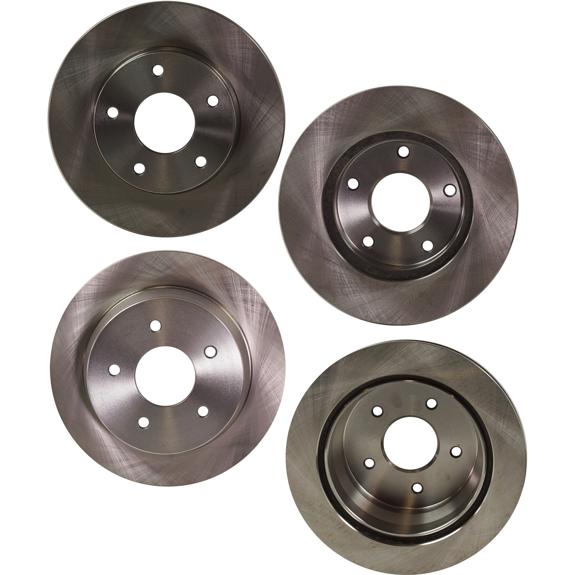 AM BRAVADA 99-01 JIMMY 04-04 FRONT AND REAR BRAKE DISC 4 Wheel Set Plain Surface Vented 5 Lugs SKU SET JC27110008-4 A OEM 15704667-15733699