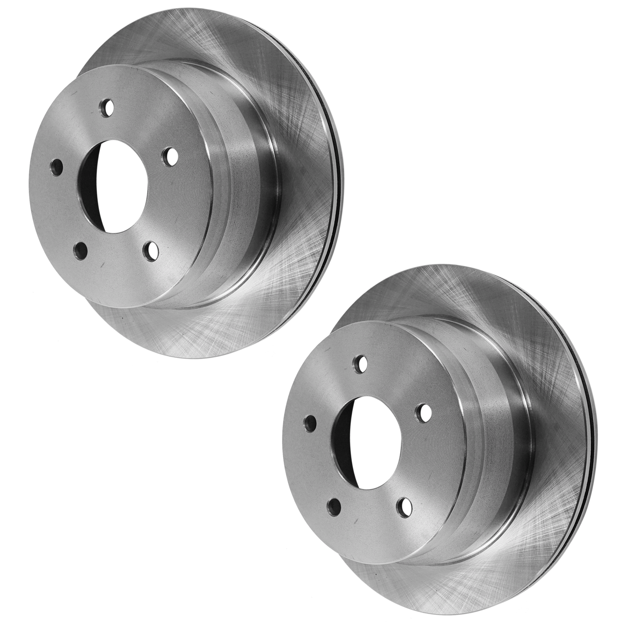 AM BRAVADA 99-01 JIMMY 04-04 REAR BRAKE DISC 2 Wheel Set Plain Surface Vented 5 Lugs SKU SET JC27110009-2 OEM 15704667