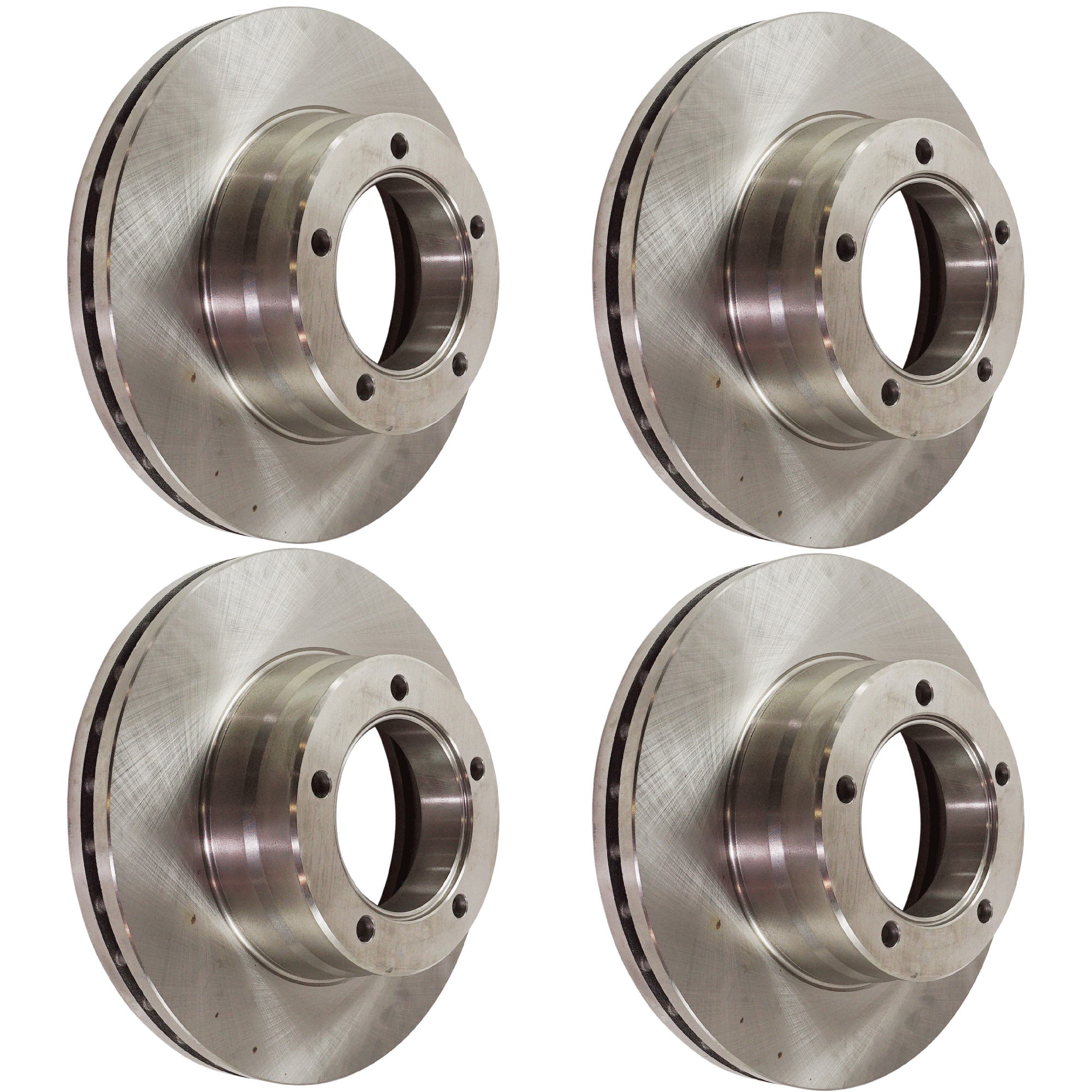 AM C4500 KODIAK C4500 TOPKICK 03-09 FRONT AND REAR BRAKE DISC 4 Wheel Set SKU SET JC27110024-4 OEM 41225-55142-900904-12180013-60