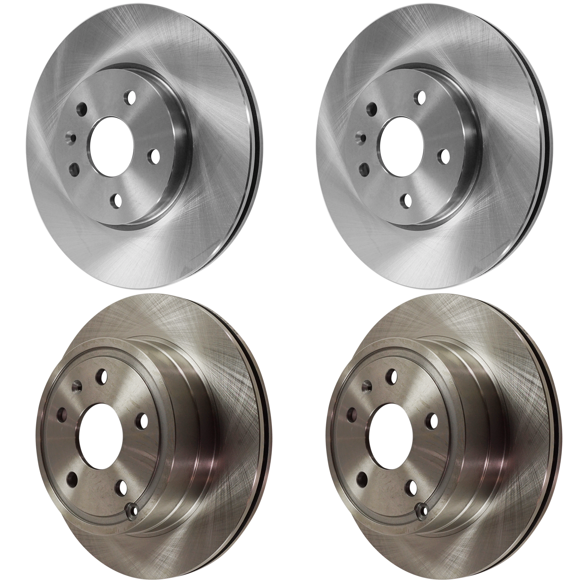 AM EQUINOX TERRAIN 10-17 FRONT AND REAR BRAKE DISC RH AND LH Plain Surface Vented 5 Lugs SKU SET JC27110027-4 A OEM 41262-55178-850168-900824-6004