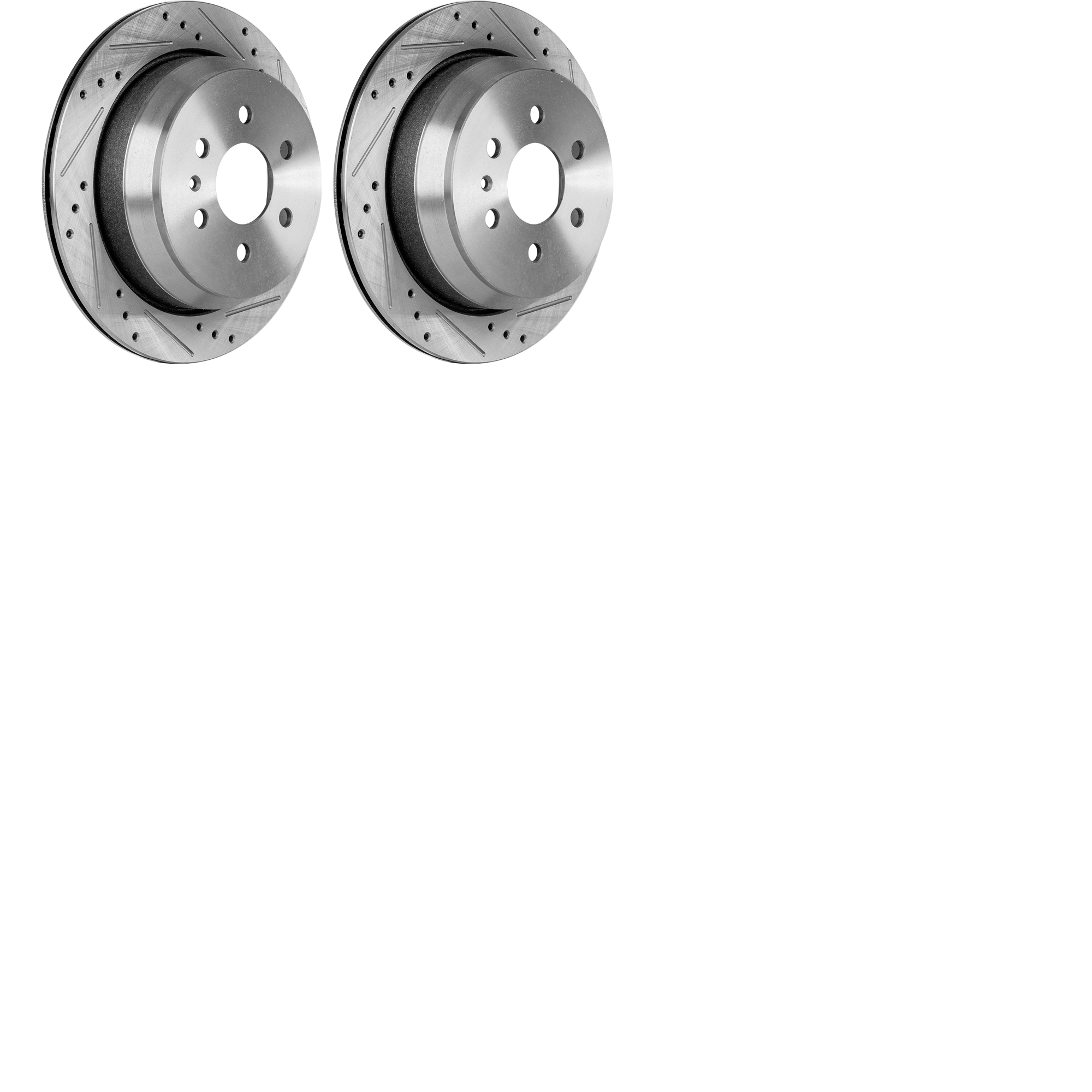 AM COLORADO CANYON 15-22 REAR BRAKE DISC RH AND LH Performance Rotor Drilled and Slotted SKU SET JC27110038DRS2 OEM 41323-72036-850480-60048063-58