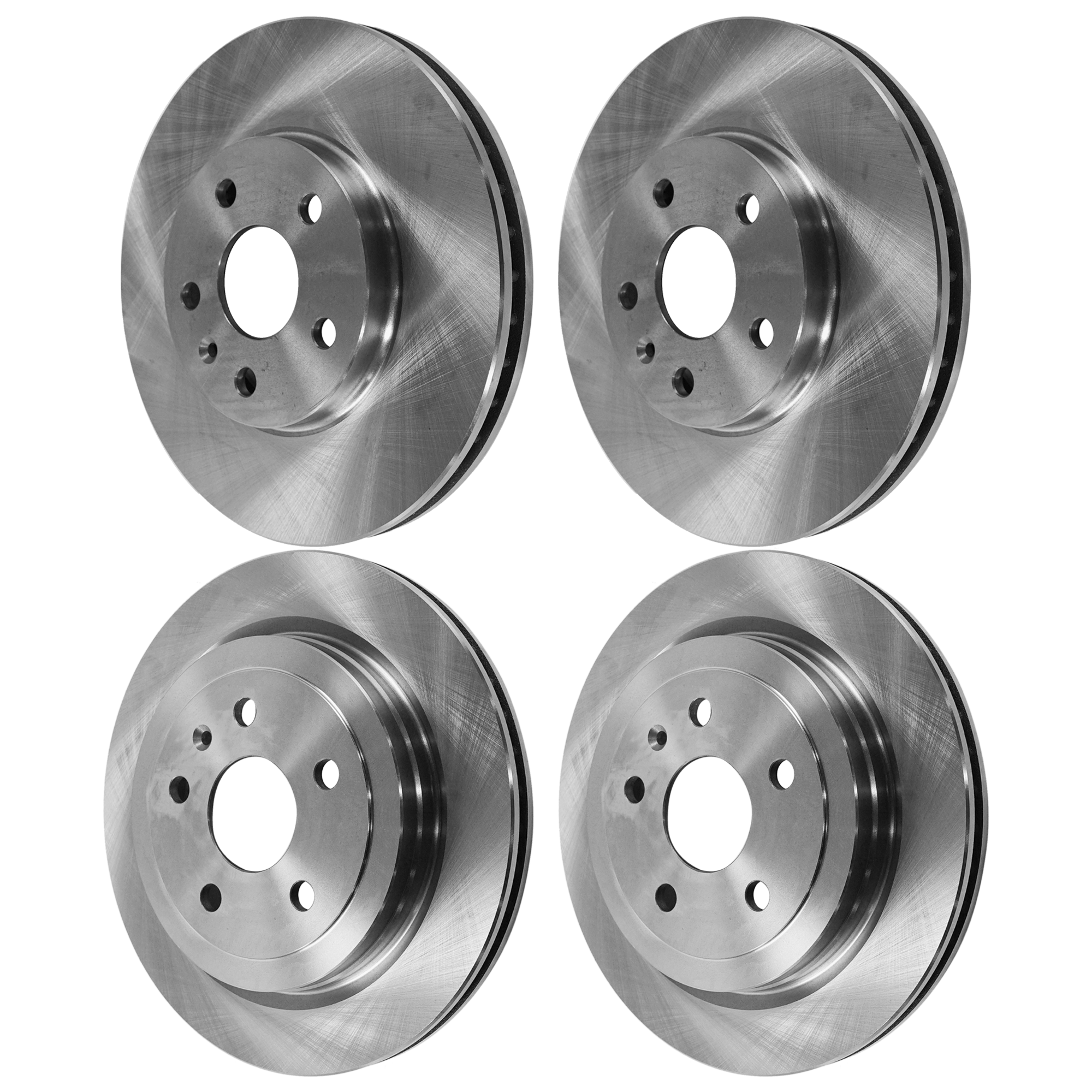 AM CTS 08-14 FRONT AND REAR BRAKE DISC 4 Wheel Set SKU SET JC27110055-4 OEM 41237-55171-72038-493955-85013