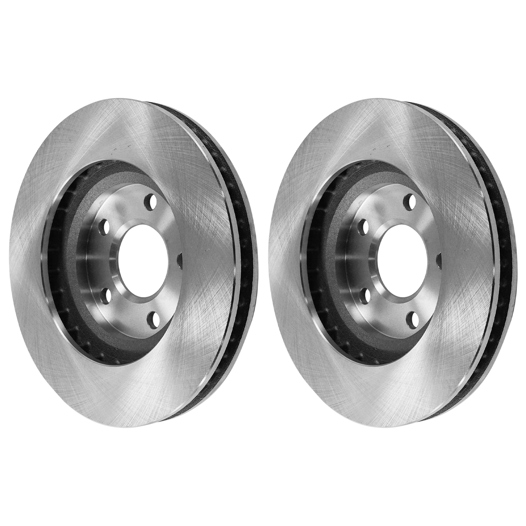 AM AURORA 97-03 BONNEVILLE 00-04 FRONT BRAKE DISC 2 Wheel Set Plain Surface Vented 5 Lugs SKU SET JC27110064-2 OEM 18021015