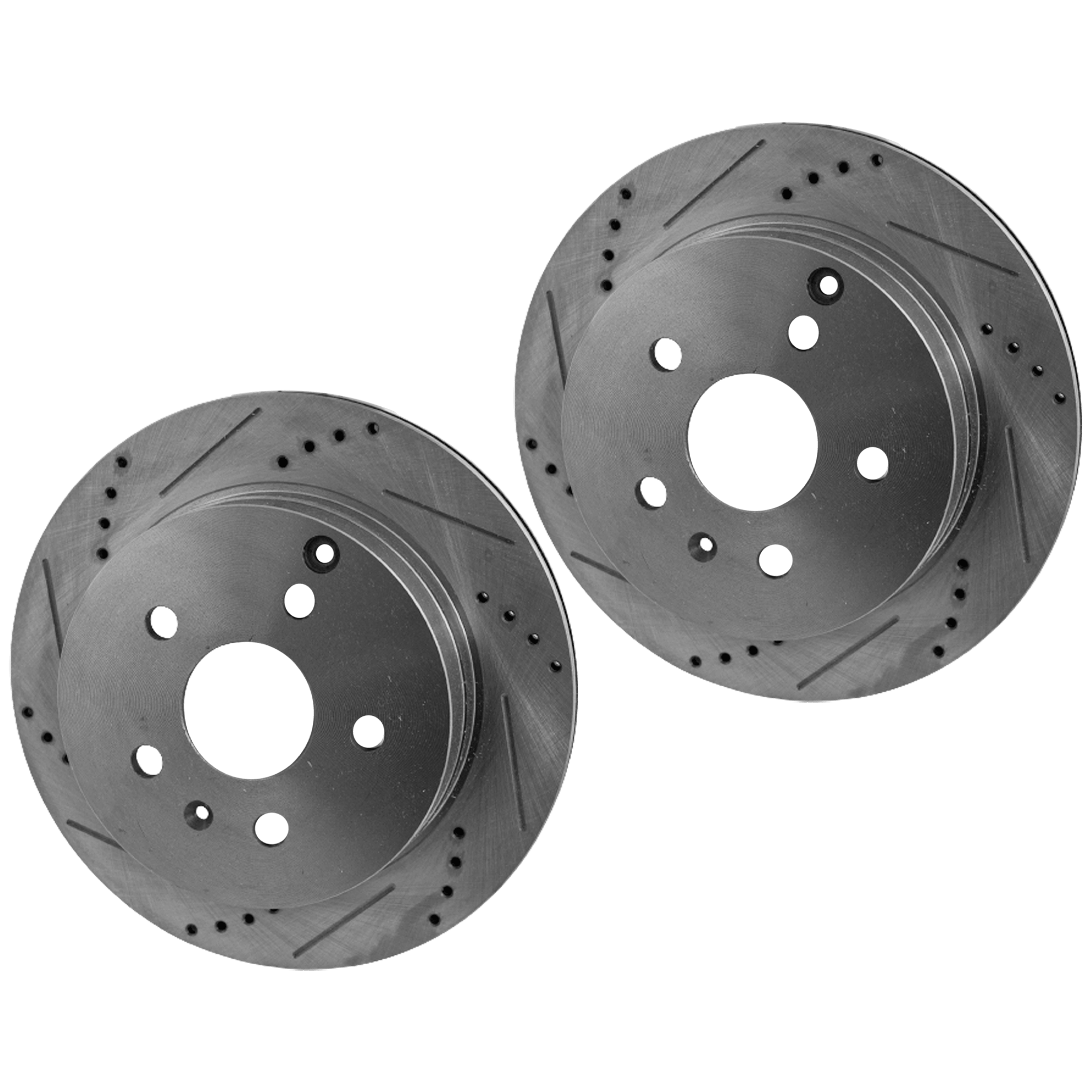 AM TERRAIN 10-16 EQUINOX 10-17 REAR BRAKE DISC RH AND LH Cross drilled and Slotted SKU SET JC27110066DRS2 OEM 41262-55178-850168-900824-6004