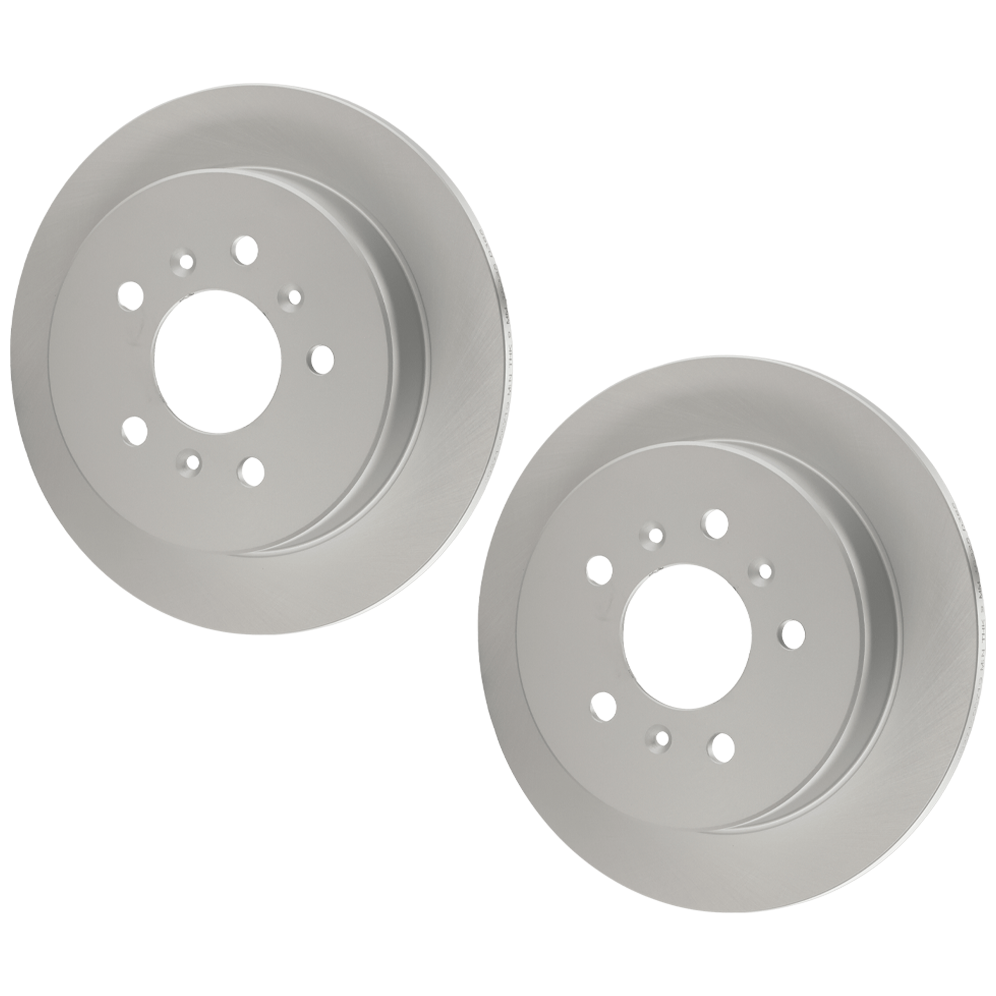 AM MONTE CARLO 06-07 IMPALA 06-10 REAR BRAKE DISC RH AND LH Plain Surface G Coated Cast Iron Solid 5 Lugs SKU SET JC27110071G 2 OEM 25956847 PFM