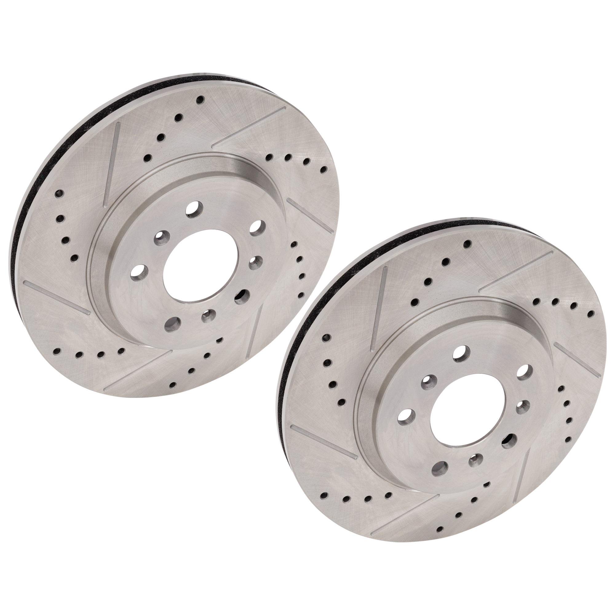 AM MONTE CARLO 06-07 LUCERNE 06-11 FRONT BRAKE DISC RH AND LH Cross drilled and Slotted SKU SET JC27110072DRS2 OEM 19372-55126-145654-493755-5804
