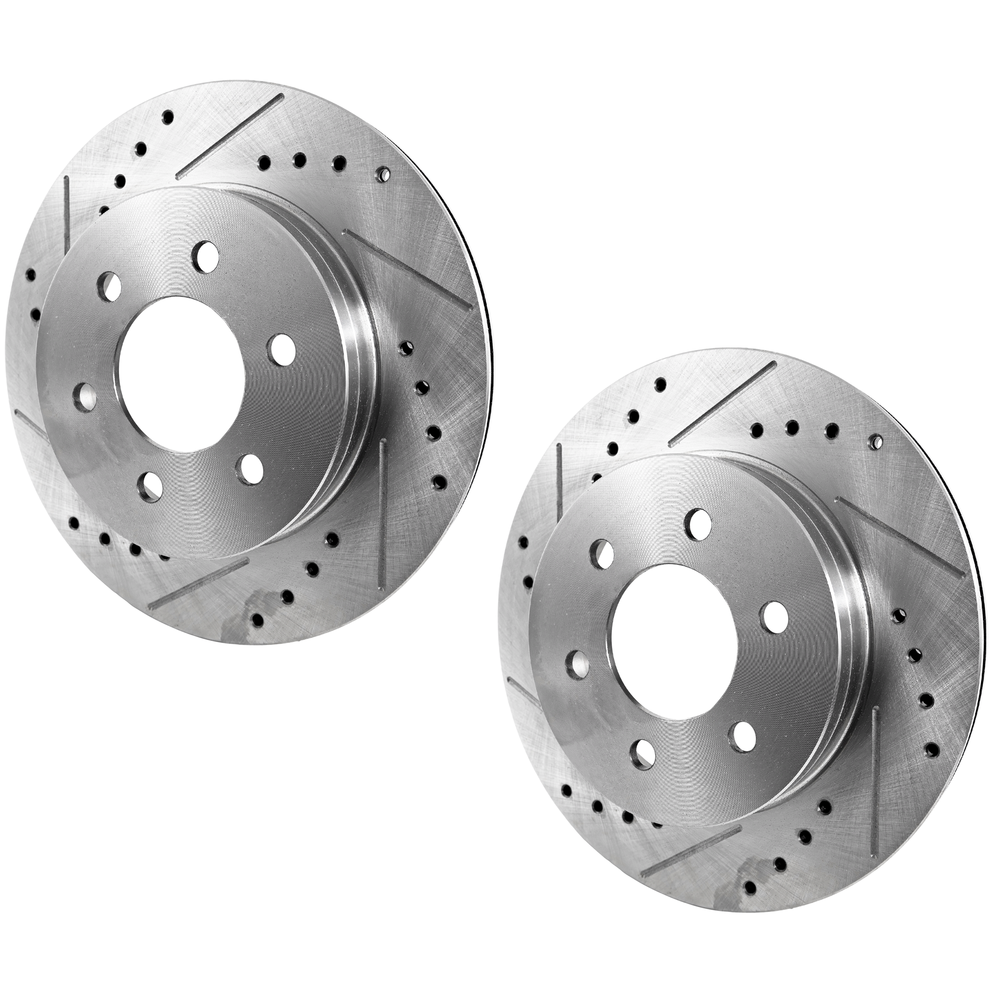 AM K1500-88-99 YUKON 92-00 FRONT BRAKE DISC Drilled and Slotted SKU SET JC27110073DRS2 OEM 444-5569-5597-5962-19801-27142