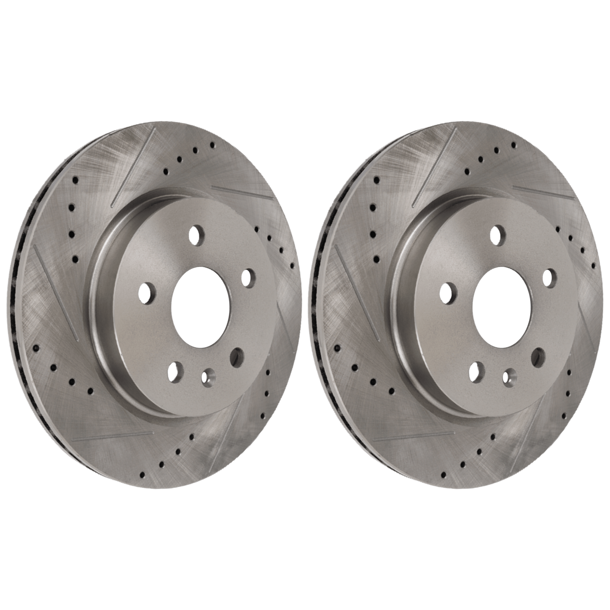 AM LACROSSE 10-16 CAMARO 16-20 REAR BRAKE DISC RH AND LH Drilled and Slotted SKU SET JC27110076DRS2 OEM 41267-55179-850179-886206-9009